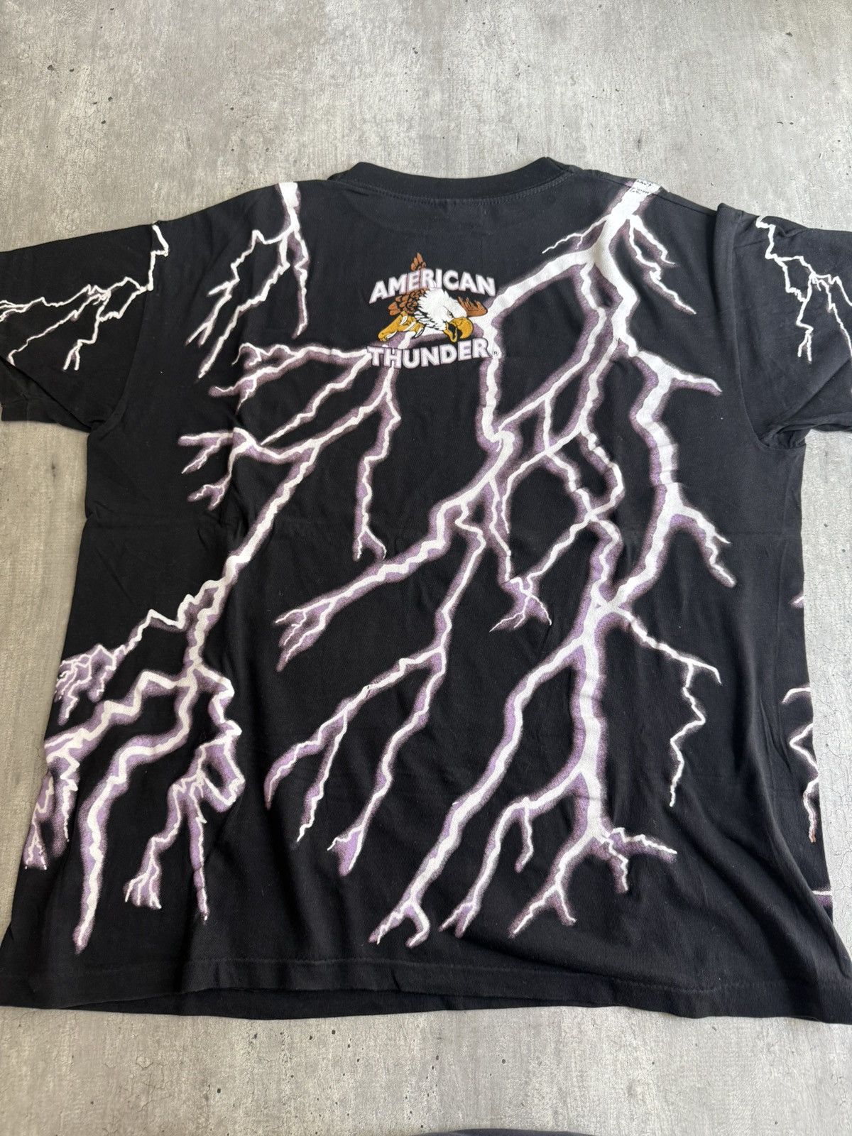 Band Tees × Vintage Vintage American thunder tee shirt Size US M / EU 48-50 / 2 - 2 Thumbnail