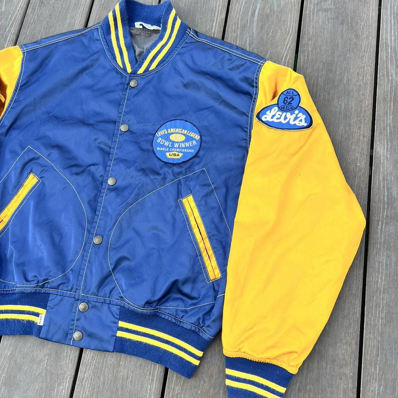 Levi's Levi's Strauss & CO Since 1850 USA Bowling Jacke Size US M / EU 48-50 / 2 - 4 Thumbnail
