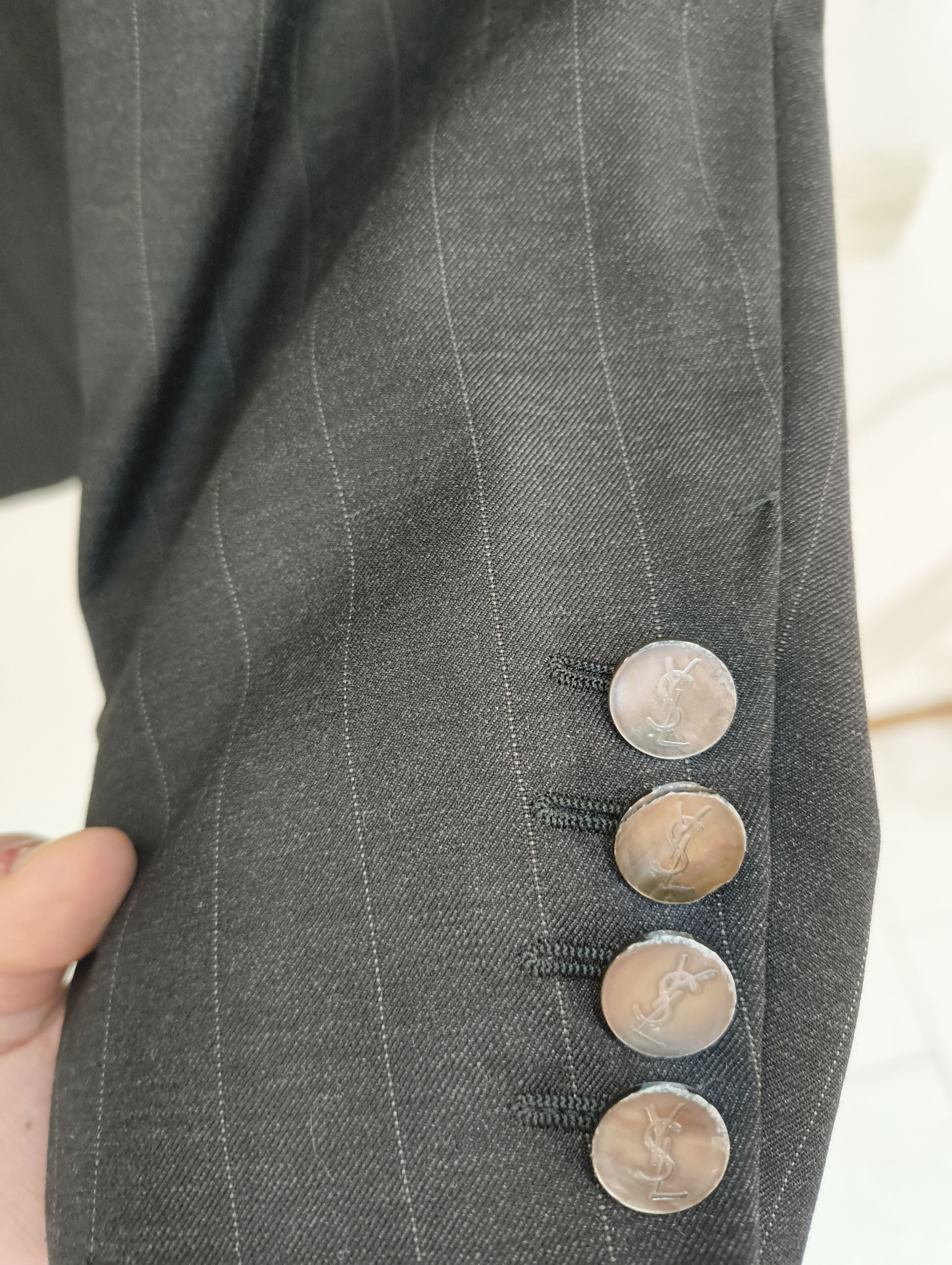 Yves Saint Laurent YSL Rive Gauche Blazer – Loro Piana Wool – Size 52 Size 52R - 3 Thumbnail