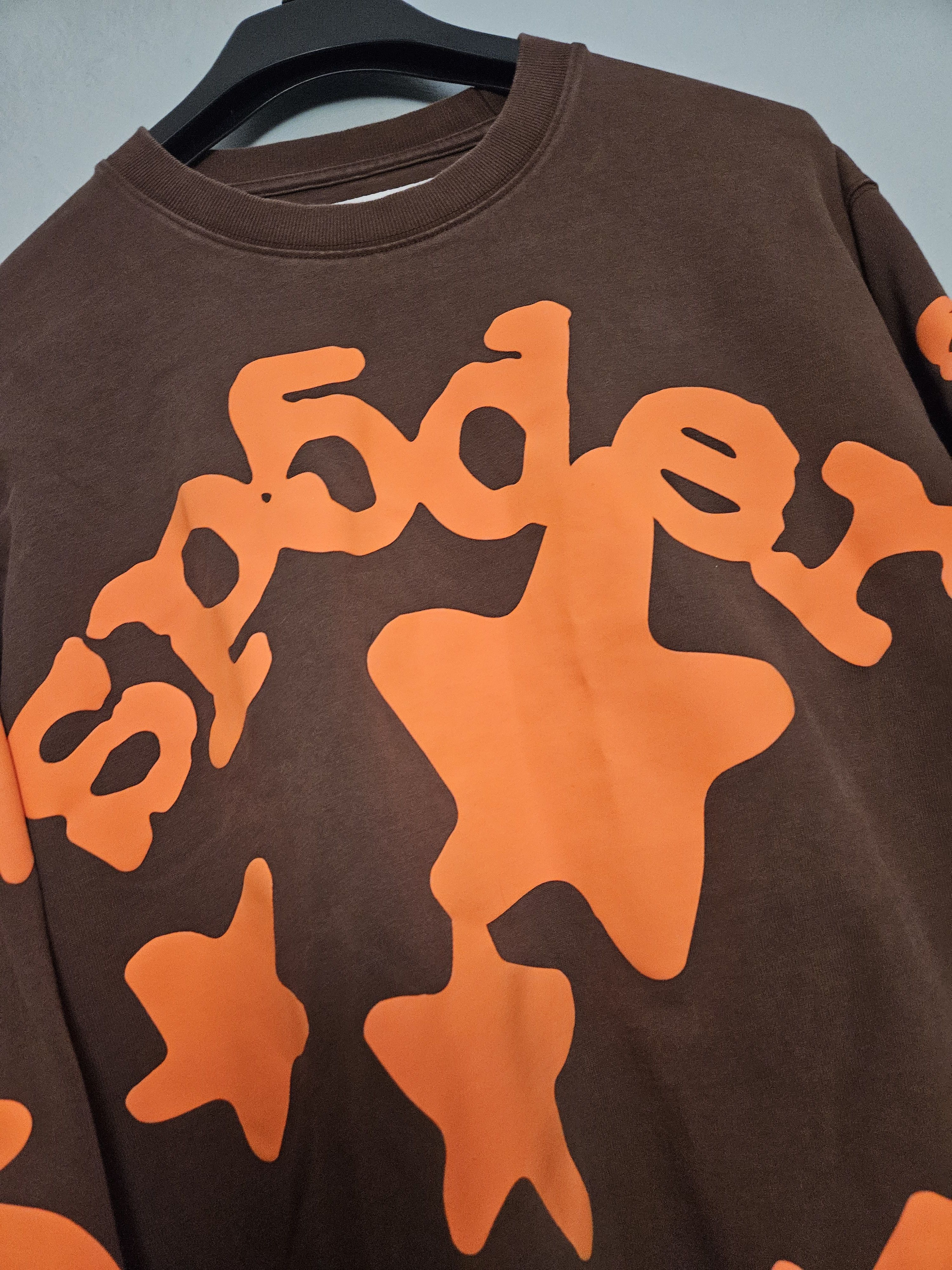 Sp5der Beluga Brown Orange Thick Long Sleeve Shirt Size US L / EU 52-54 / 3 - 4 Thumbnail