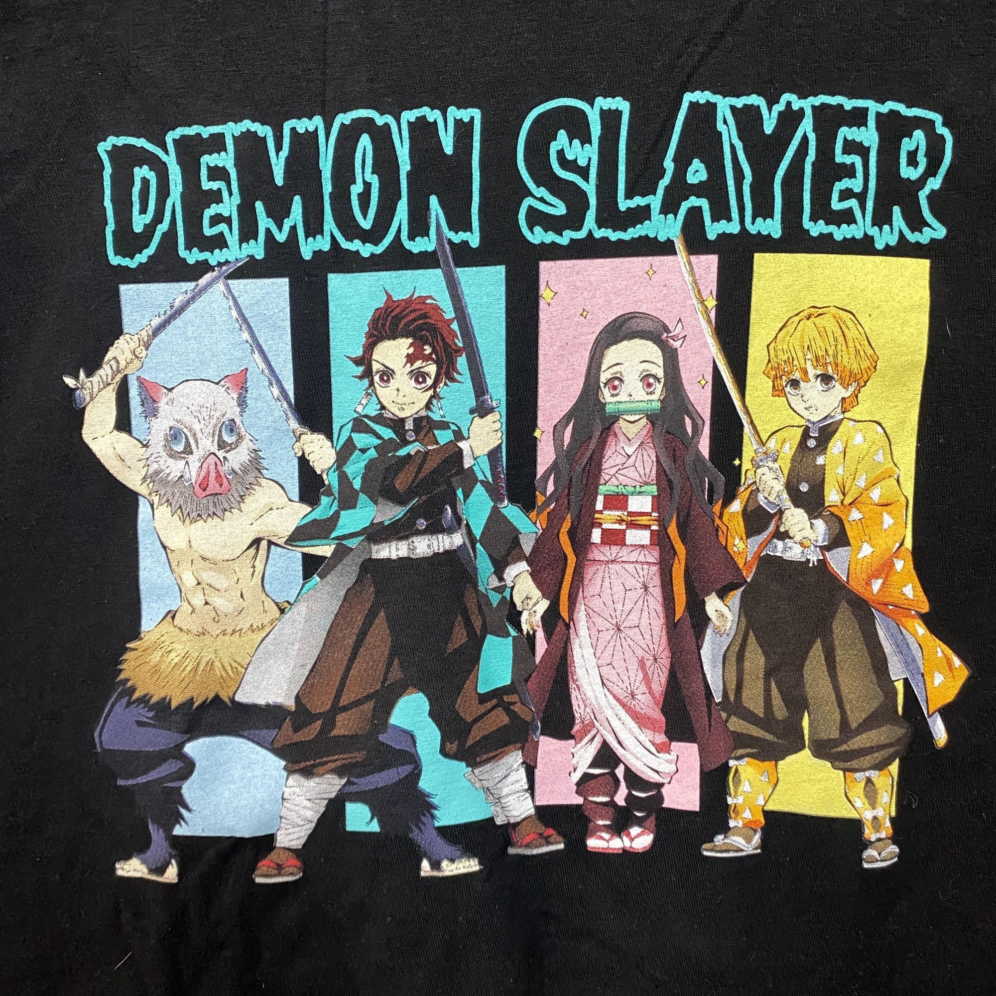Anime Demon Slayer Inosuke Tanjiro Nezuko Zenitsu Group Portrait T Size US XXL / EU 58 / 5 - 2 Thumbnail