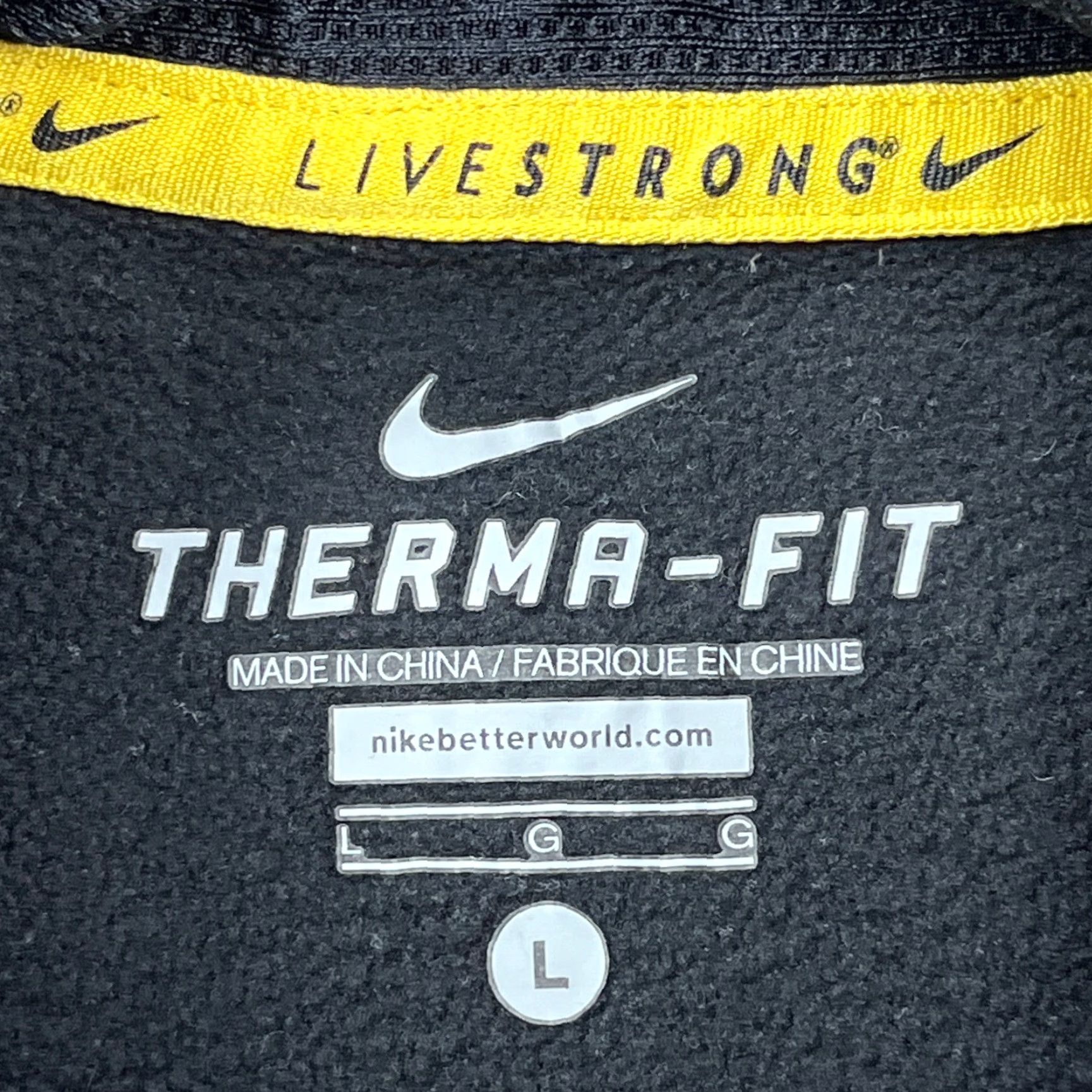 Nike Nike Hoodie Women L Black Therma Live Strong Invincible Sweatshirt Pullover Hooded Size L / US 10 / IT 46 - 5 Thumbnail