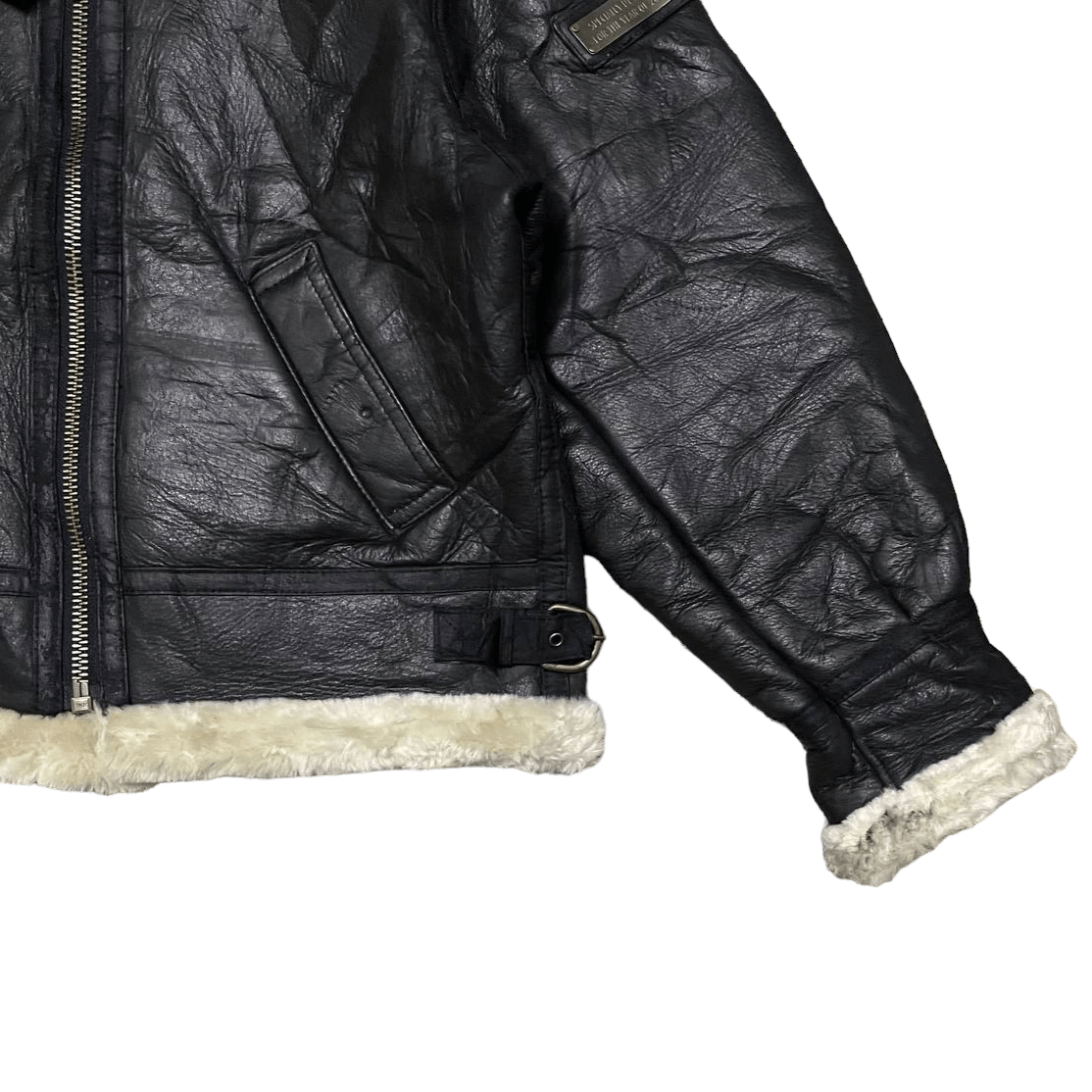 Leather Vtg 00's Suntory Boss Coffee Leather Jacket Special Edition Size US M / EU 48-50 / 2 - 10 Thumbnail