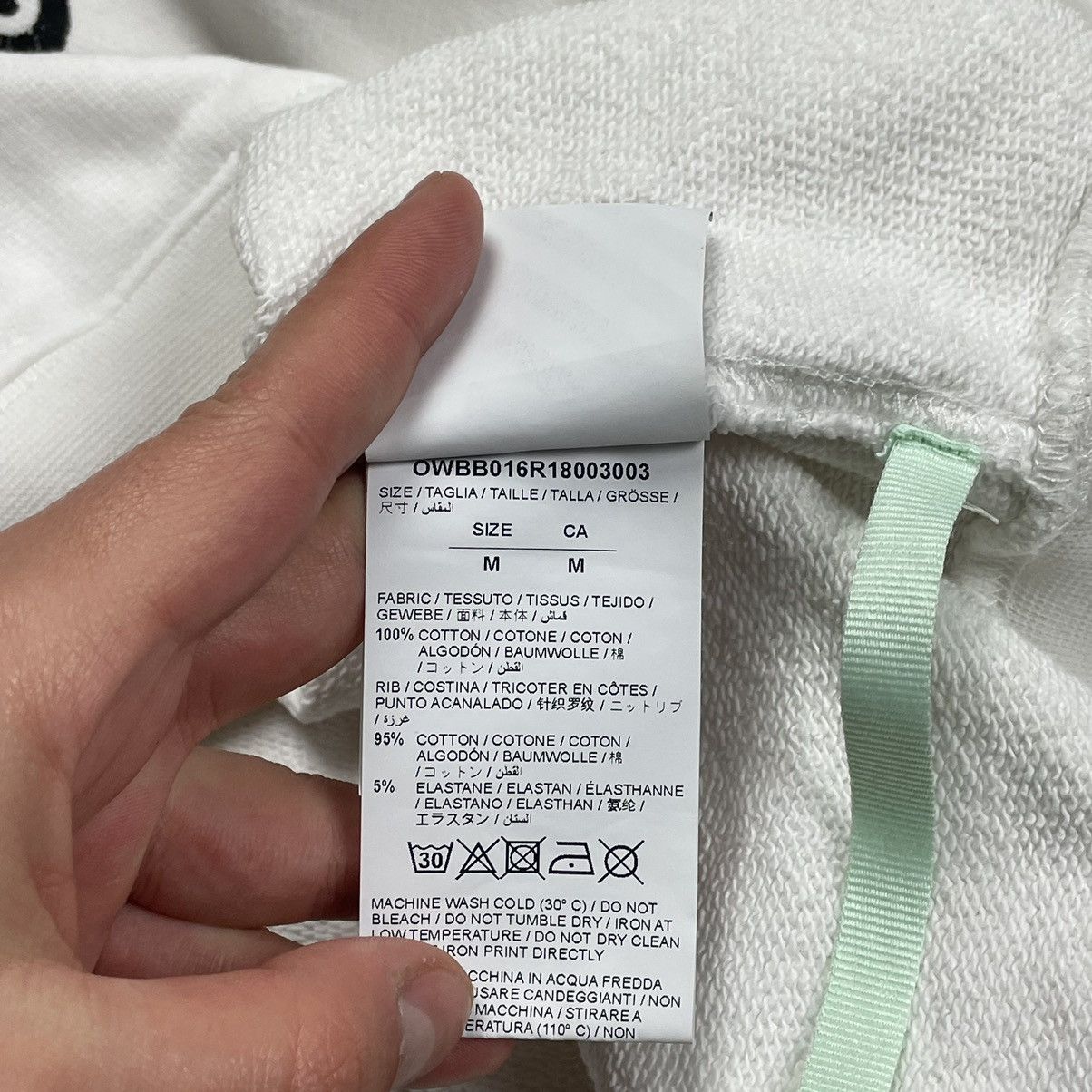 Off-White × Virgil Abloh Off-White Virgil Abloh 2018 Butterfly Oversize Short Hoodie Size M / US 6-8 / IT 42-44 - 20 Thumbnail