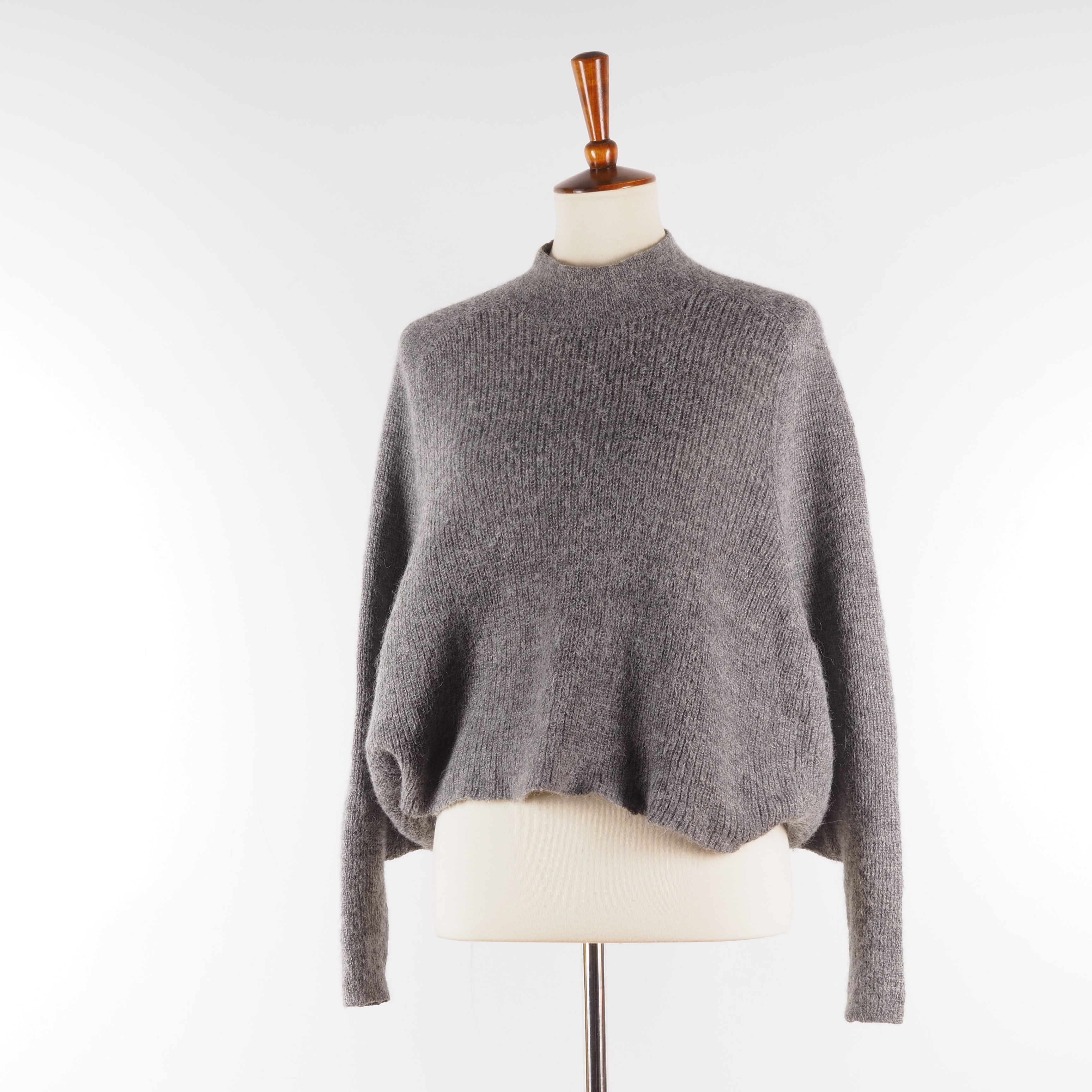 Acne Studios Acne Studios Darko AW12 Gray Alpaca Pullover Sweater Size S / US 4 / IT 40 - 3 Thumbnail