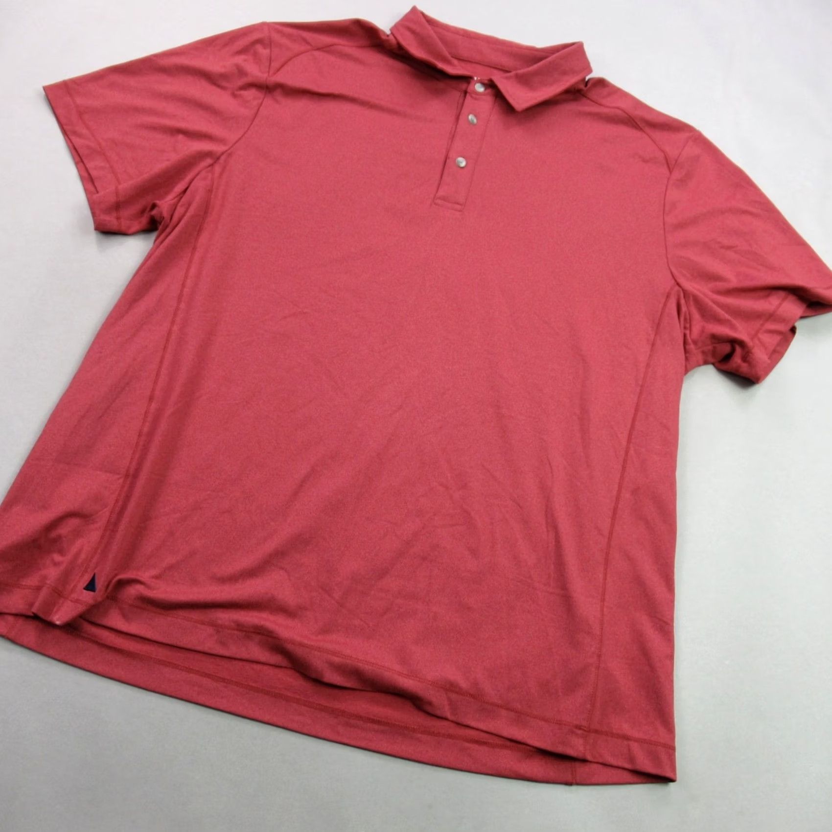 UNTUCKit UNTUCKit Shirt Mens 2XL Short Sleeve Polo Lightweight Red Golf Casual Polo Shirt Mens 2XL Red Golf Untuckit Size US XXL / EU 58 / 5 - 2 Thumbnail