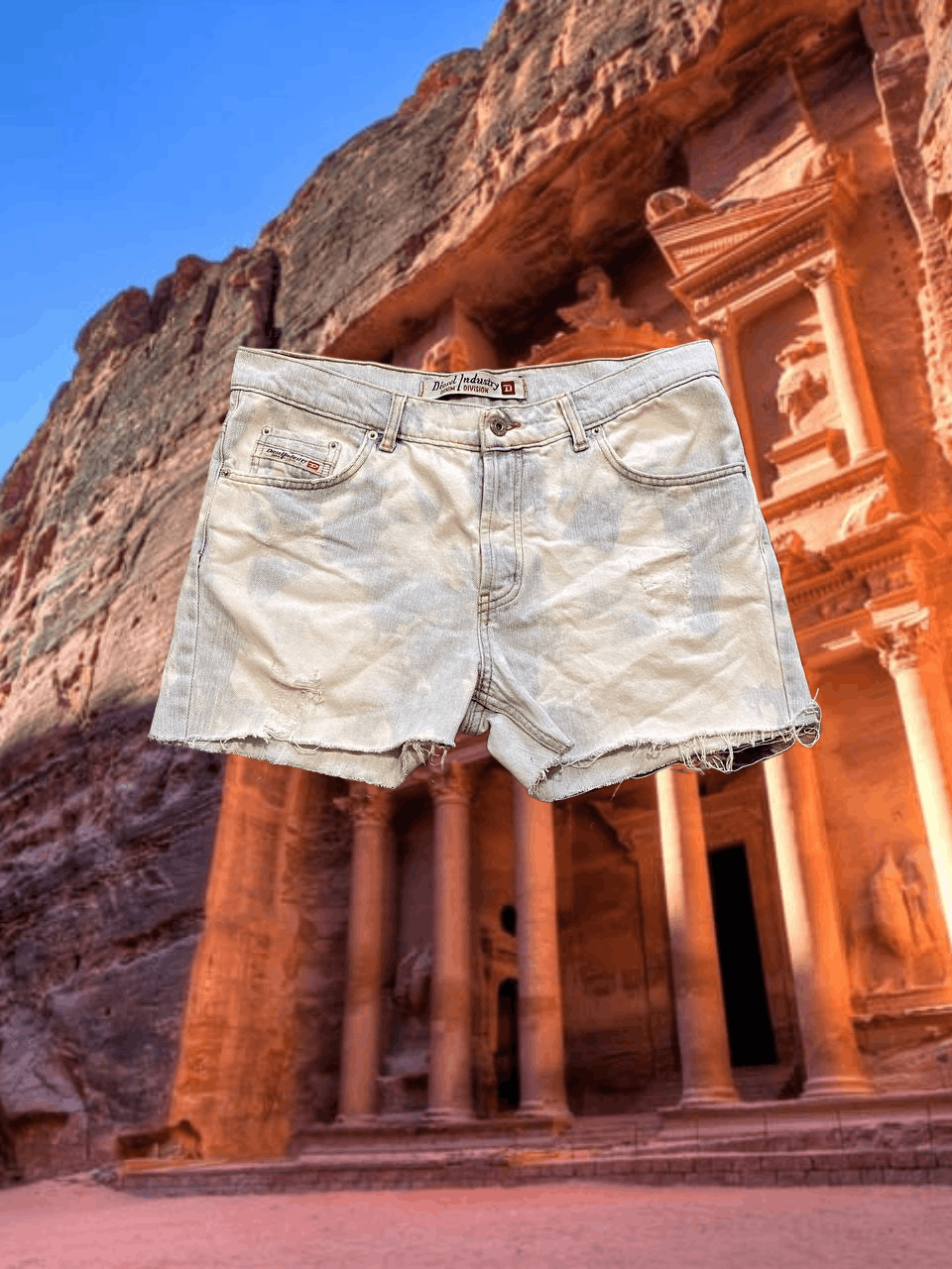 Diesel Vintage denim shorts Diesel Y2K streetwear Size 33" - 1 Thumbnail
