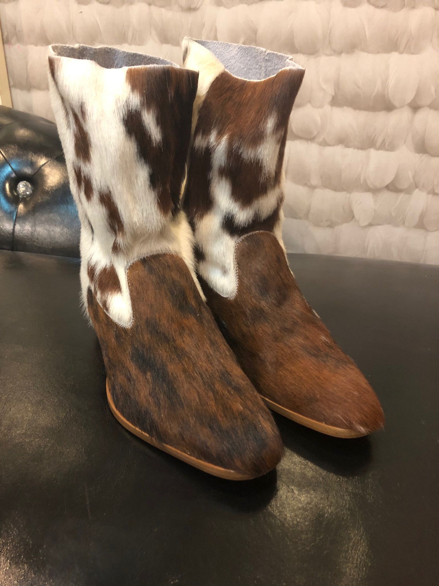 Vivienne Westwood [🔥🔥Grail🔥🔥] Vivienne Westwood Calf Hair Boots Size US 11 / EU 44 - 4 Thumbnail