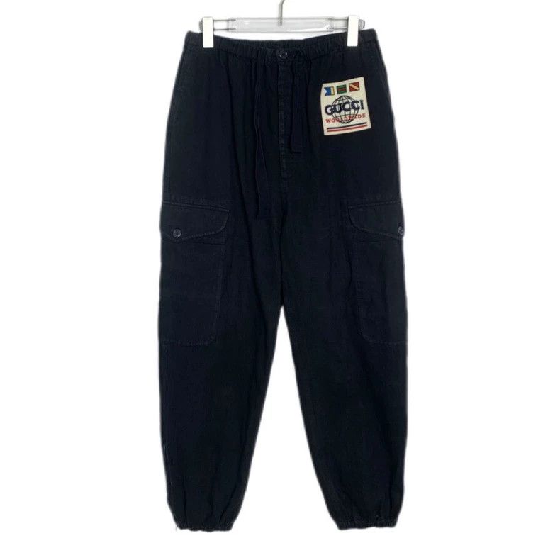 Gucci Logo letter embroidery leg casual trousers 2501-Next
