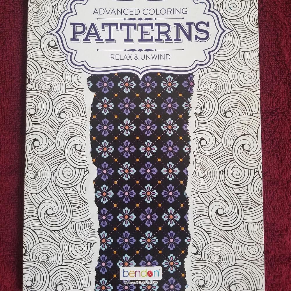 Designer Advanced Patterns Relax and Unwind Coloring Book Size ONE SIZE - 1 Thumbnail