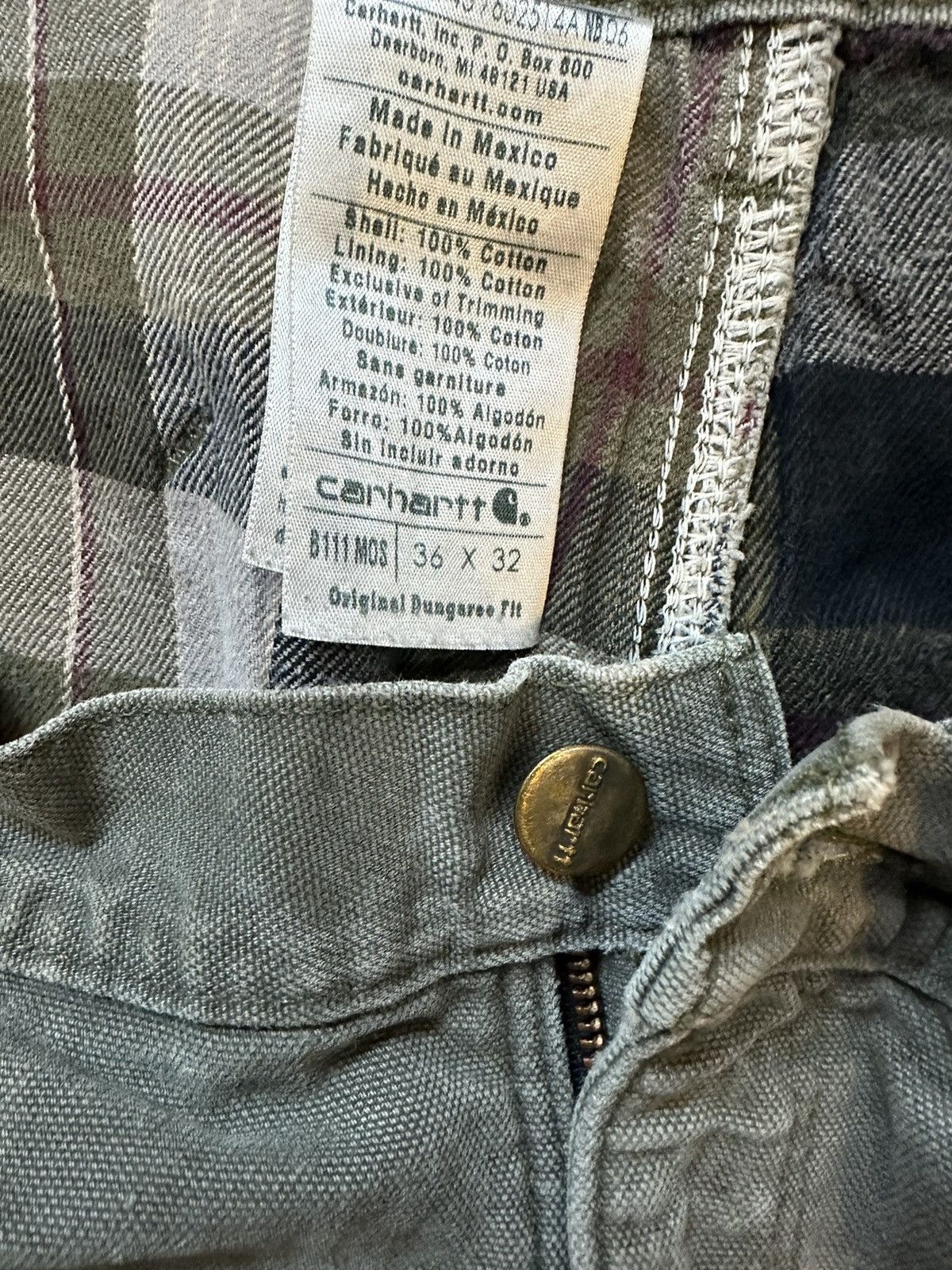 Carhartt Carhartt blanket lined work pants Size US 36 / EU 52 - 2 Thumbnail
