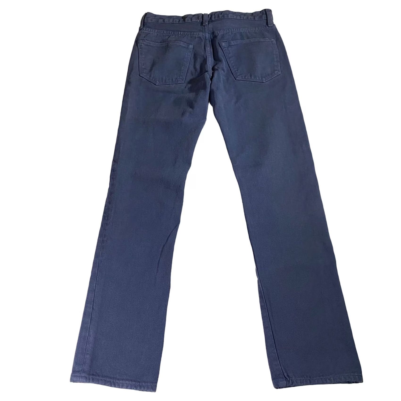 Sid Mashburn Sid Mashburn Pants Blue Canvas Slim Straight Men 28x30 Size US 28 / EU 44 - 4 Thumbnail
