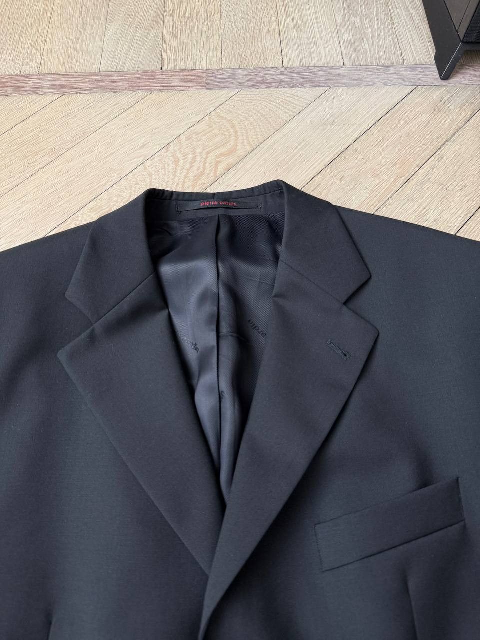 Pierre Cardin Black Pierre Cardin Wool Blazer Size 44L - 3 Thumbnail