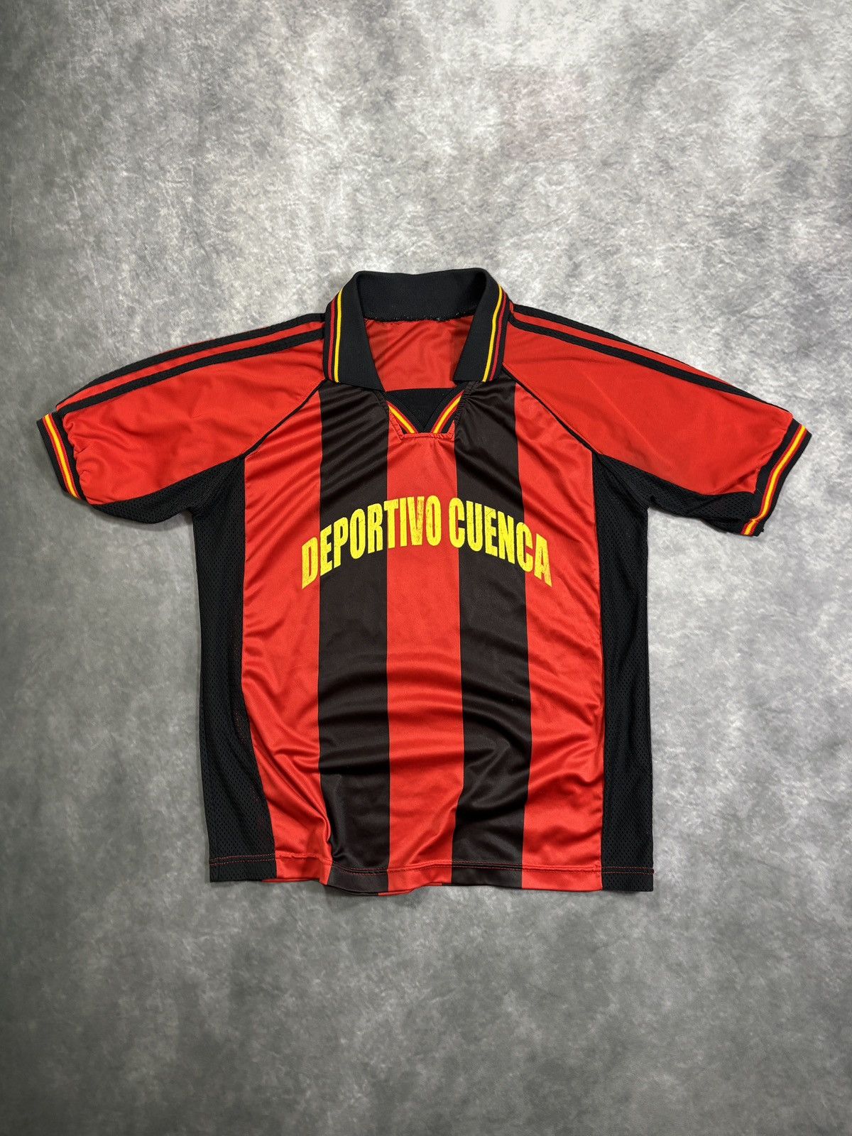 Vintage 1990s Vintage Deportivo Cuenca Jersey Soccer Collar Ecuador Size US S / EU 44-46 / 1 - 2 Thumbnail