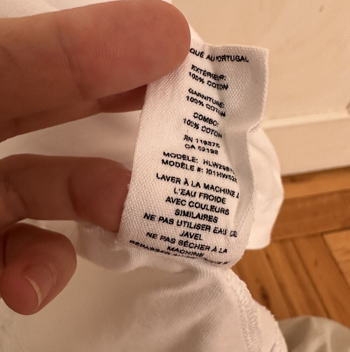 Helmut Lang Helmut Lang White Knotted T-Shirt Size M / US 6-8 / IT 42-44 - 5 Thumbnail
