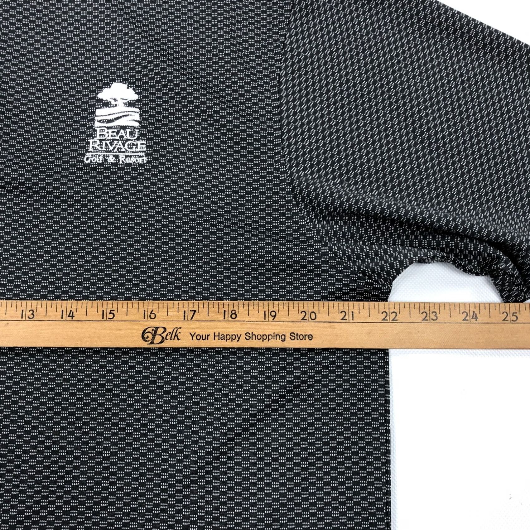 Footjoy FootJoy Polo Shirt M Gray Geometric Resort Golf Men's Shirt Regular Short Sleeve Embroidered Logo Moisture Wicking | FJ Safety: None Size US M / EU 48-50 / 2 - 6 Thumbnail