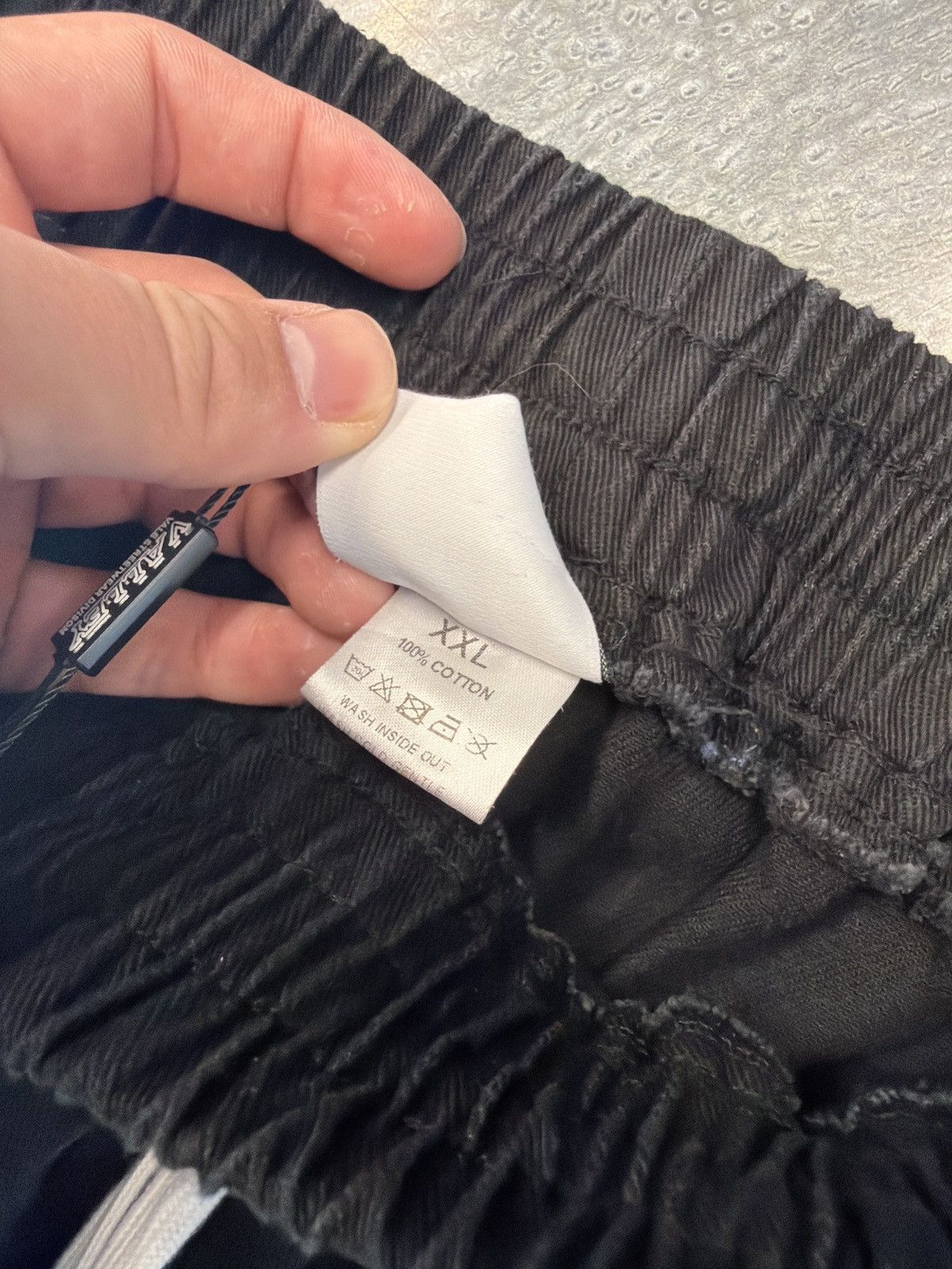 Vale Vale Forever Cursive Track Pants Black Size US 36 / EU 52 - 4 Thumbnail