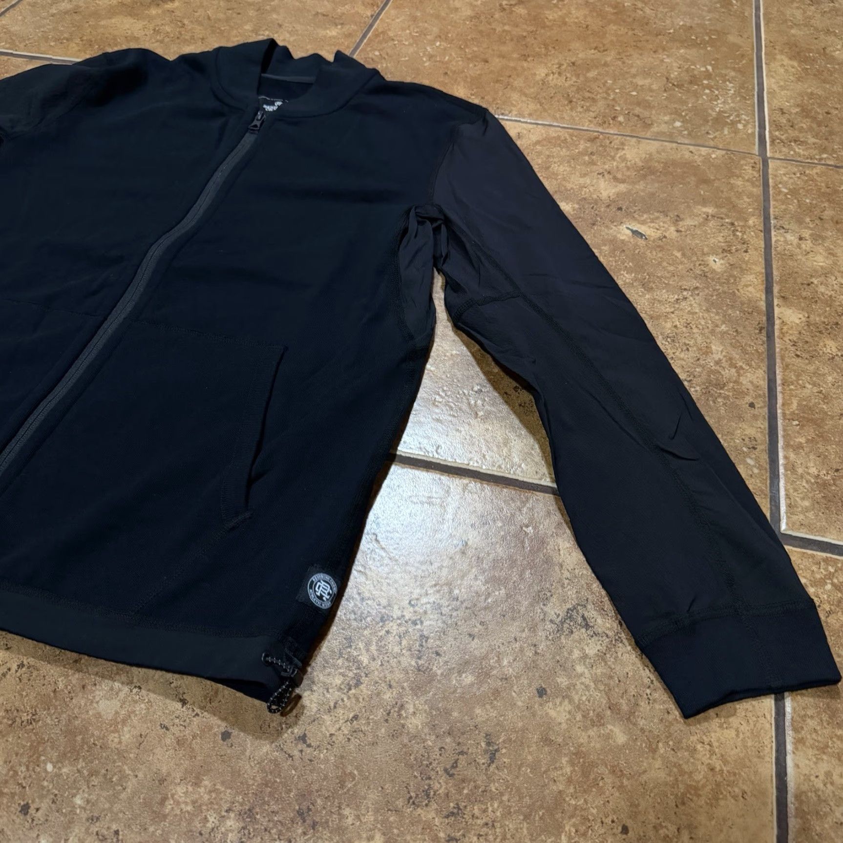 Reigning Champ Reigning Champ Jacket Mens S Black Bomber Full Zip Pockets Casual City Designer - 90s? Size US S / EU 44-46 / 1 - 4 Thumbnail