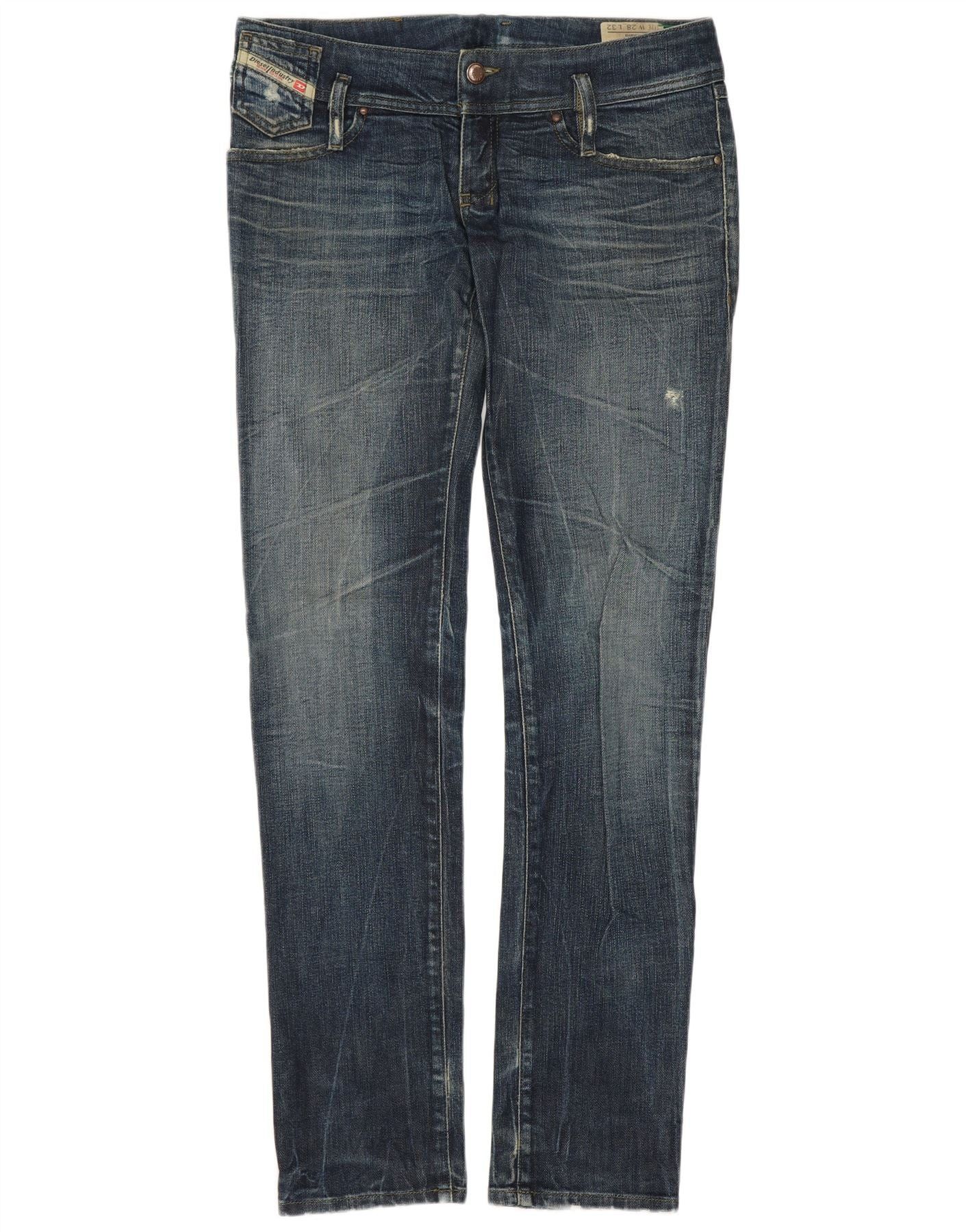 Diesel Womens Slim Jeans W28 L32 Navy Blue Cotton Size 42" / US 20 - 1 Thumbnail