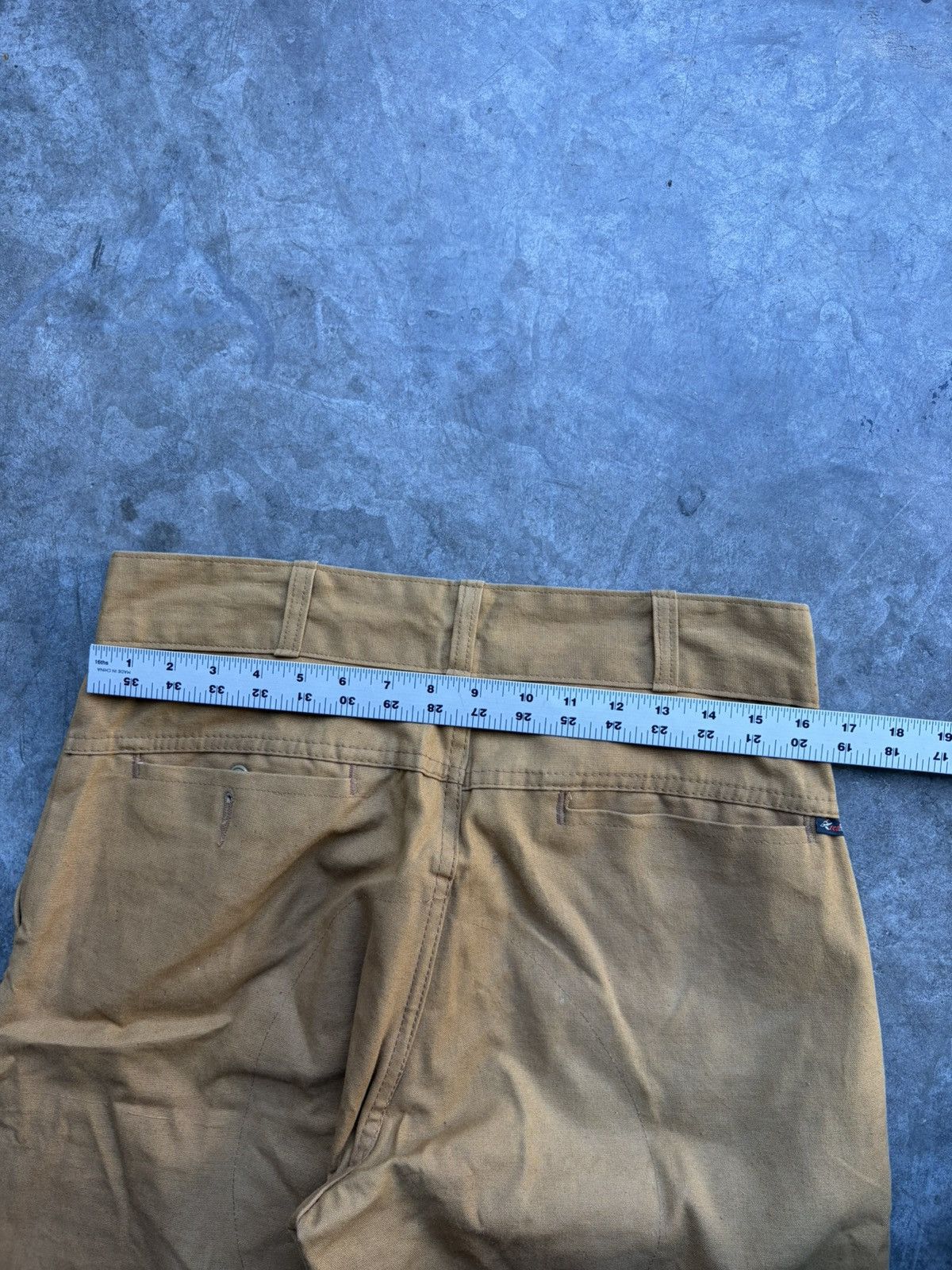 Redhead Vintage RedHead Pebbled Leather Hunting Canvas Pants Size US 32 / EU 48 - 7 Thumbnail