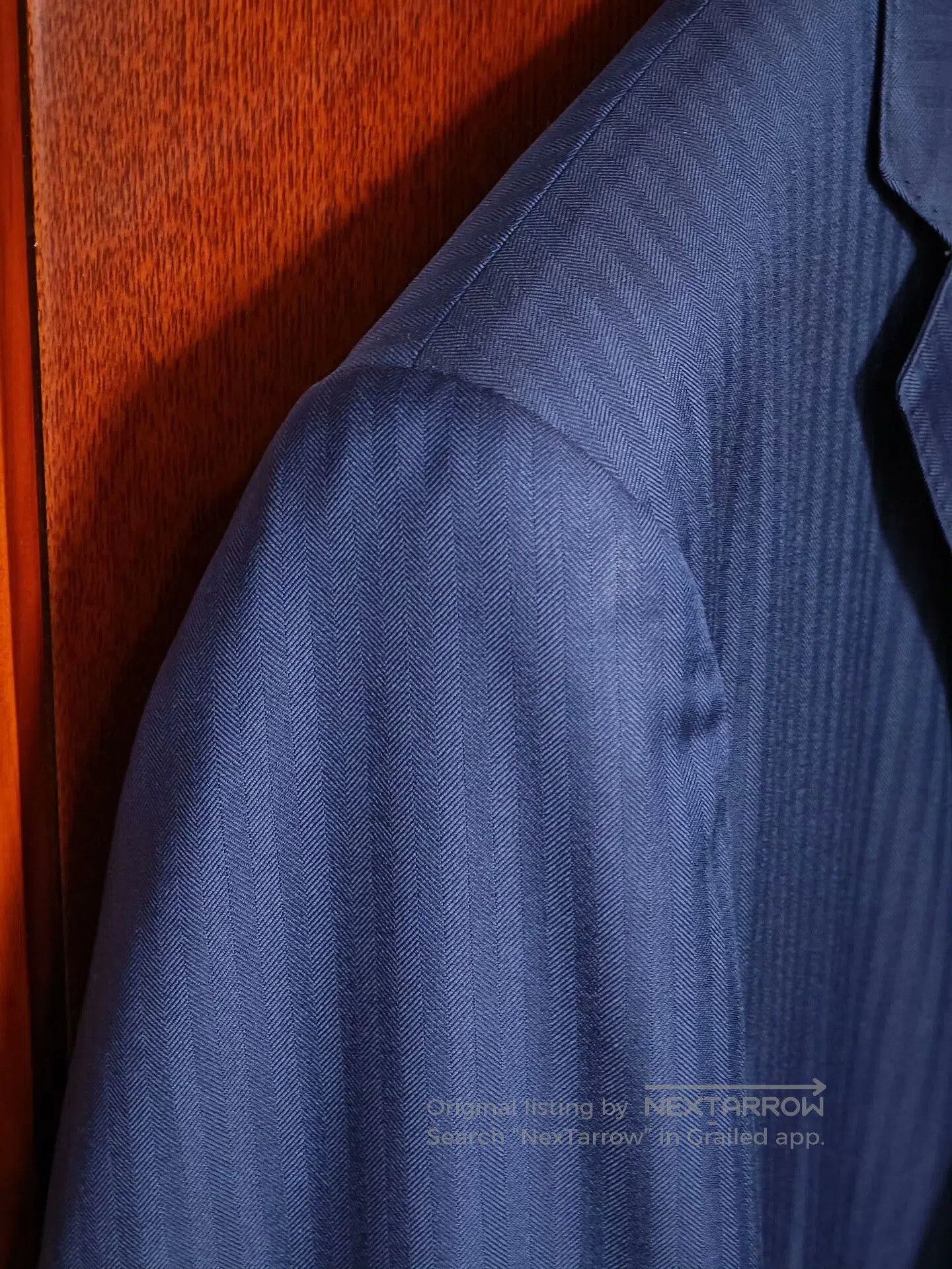 Japanese Brand Custom Italian Wool Blend Suit Jacket. Size US M / EU 48-50 / 2 - 3 Thumbnail