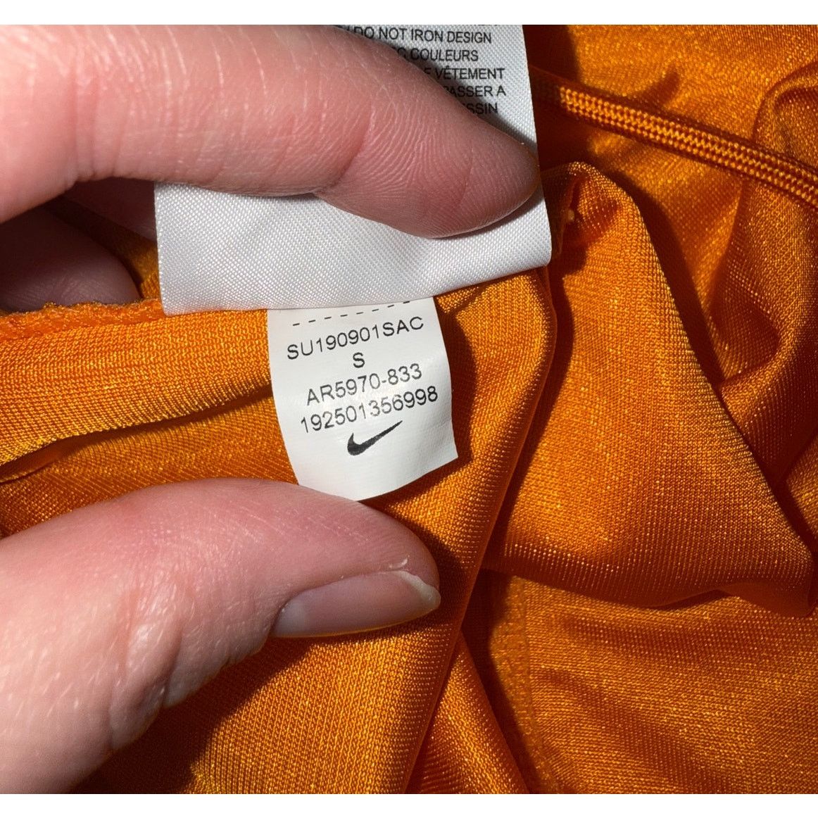 Nike Women's Nike Lab Collection NRG Football Skirt Orange Size 27" / US 4 / IT 40 - 8 Thumbnail