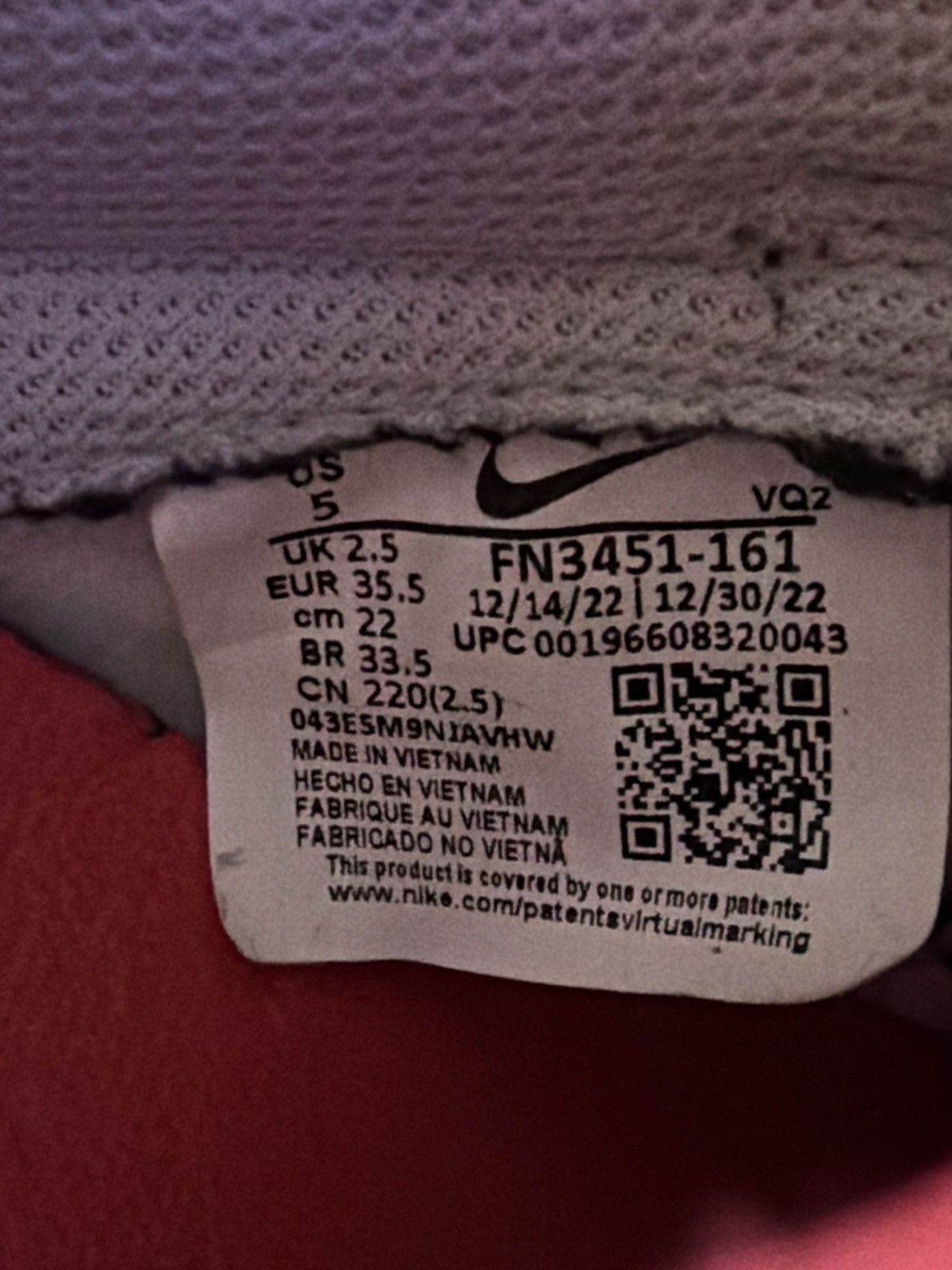 Nike Nike Dunk low Summit White/Pink Foam Size US 5 / IT 35 - 10 Thumbnail