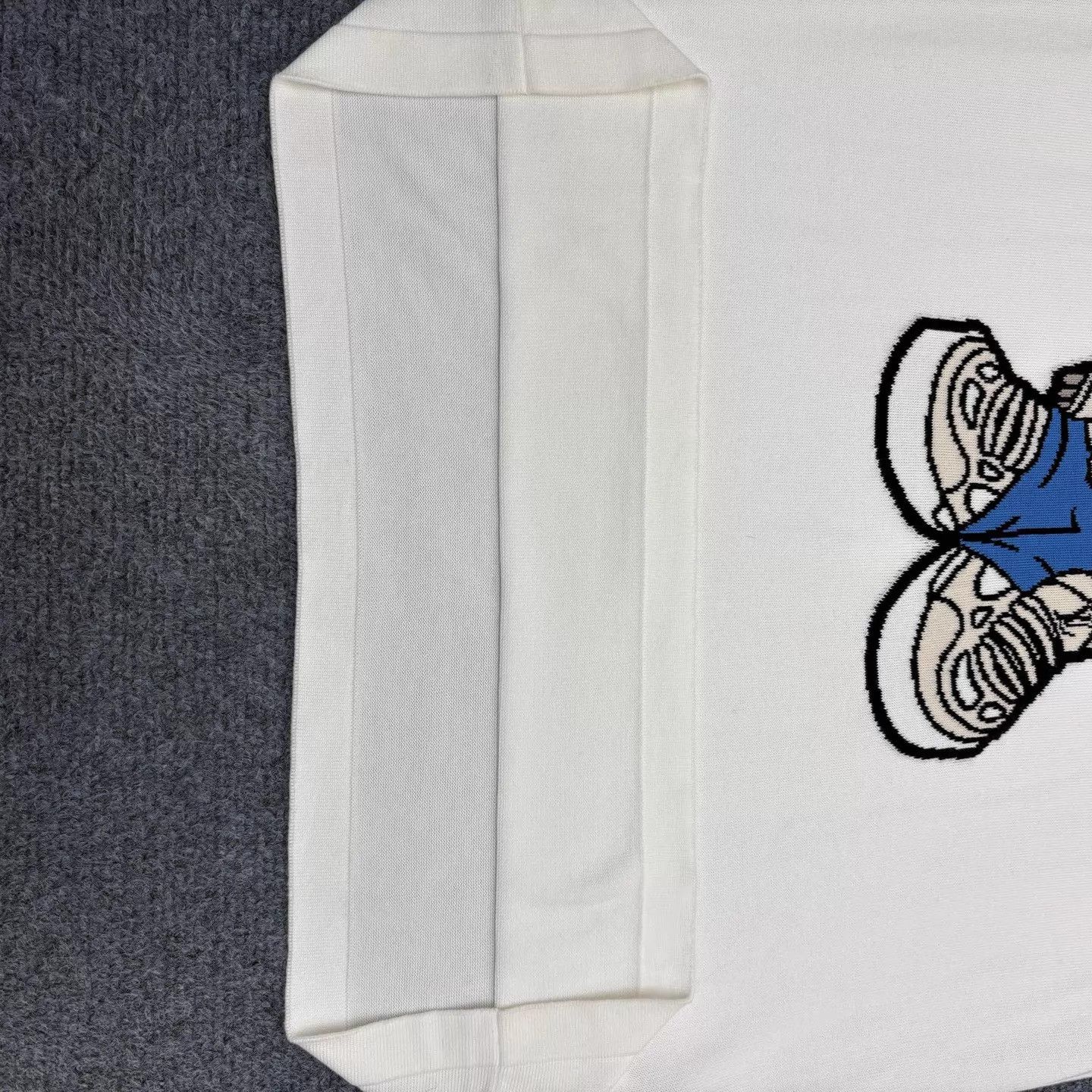 Louis Vuitton LV Cartoon Werewolf Knit Short-Sleeve Tee White L Size US L / EU 52-54 / 3 - 6 Thumbnail
