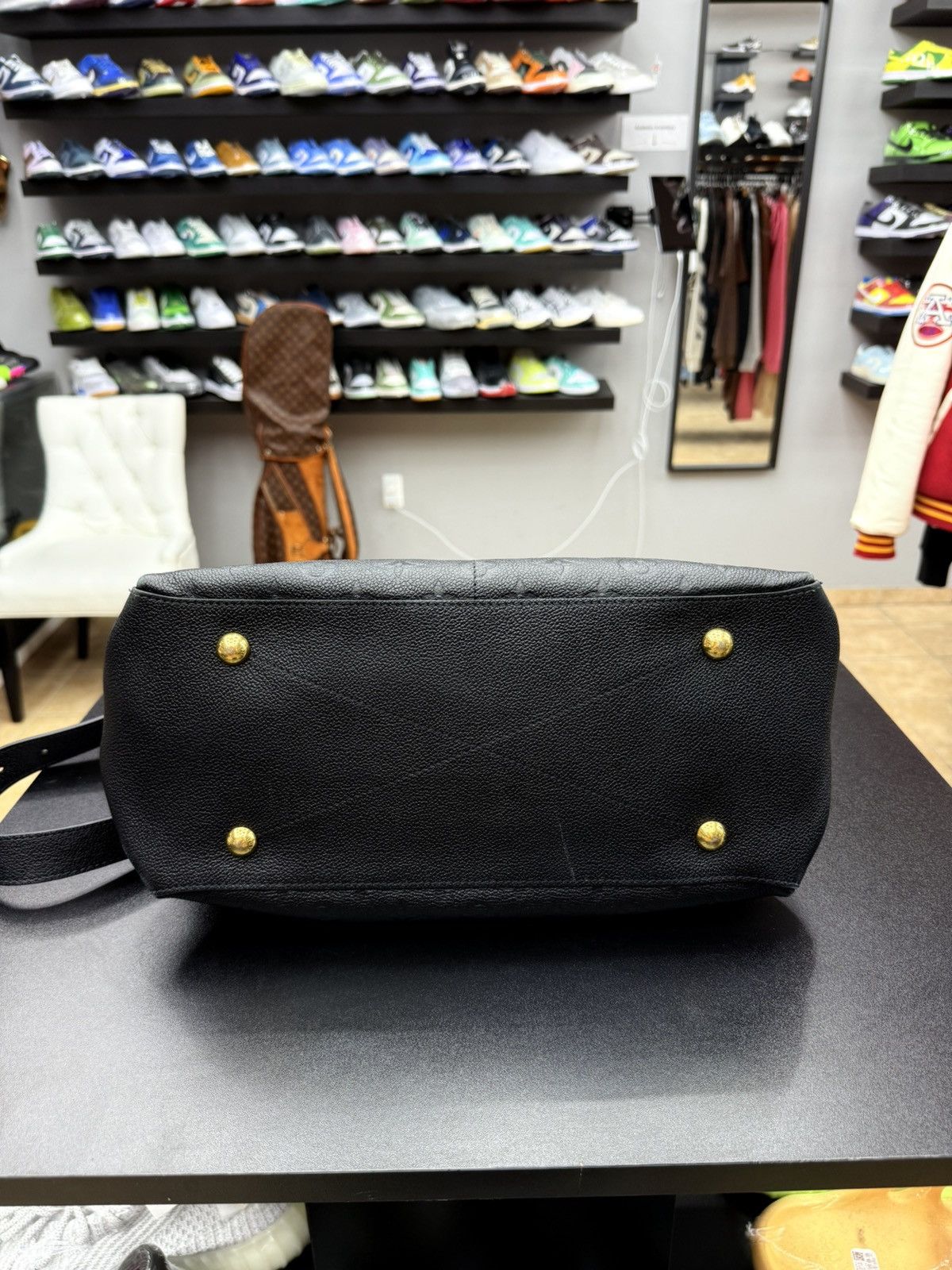 Louis Vuitton Louis Vuitton Maida Hobo Bag BLK Monogram Empreinte Leather Size ONE SIZE - 15 Thumbnail
