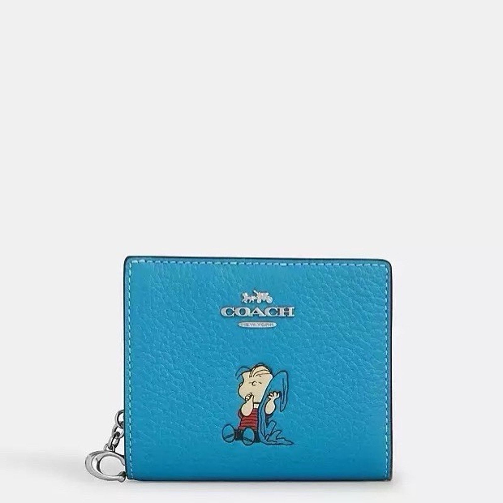 Coach NWT Coach x Peanuts 2025 Snap Wallet CBN91 Linus Blue Size ONE SIZE - 5 Thumbnail