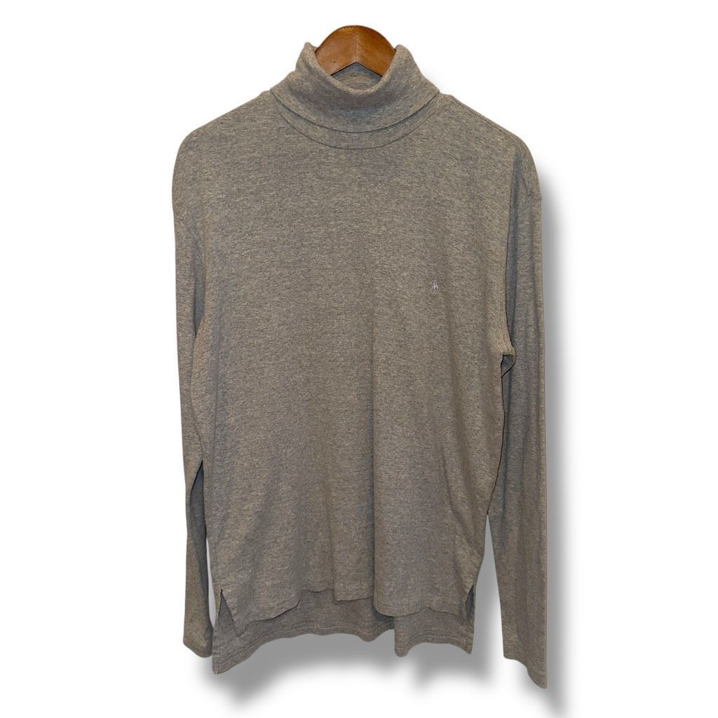 Polo Ralph Lauren Polo Ralph Lauren Heather Gray Made in Peru Cotton Turtlenec Size US L / EU 52-54 / 3 - 1 Thumbnail