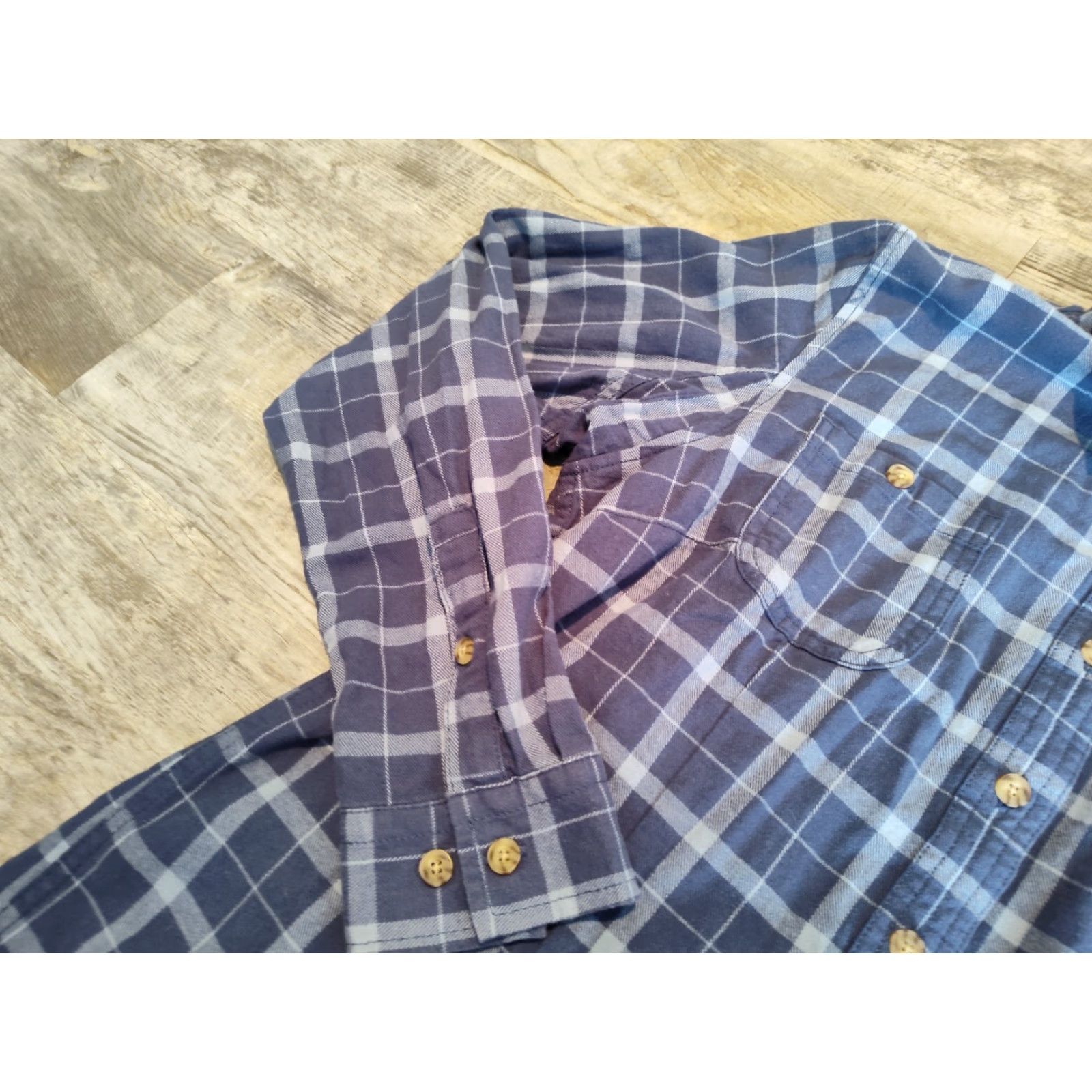 Duluth Trading Company DULUTH TRADING CO Plaid Long Sleeve Button-Up Shirt Womens Medium Multicolor Cotton Size M / US 6-8 / IT 42-44 - 6 Thumbnail