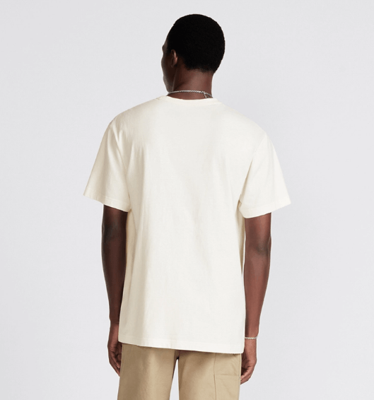 Dior o1w1db10525 483J63 Relaxed-Fit Bobby T-Shirt in White Size US L / EU 52-54 / 3 - 6 Thumbnail