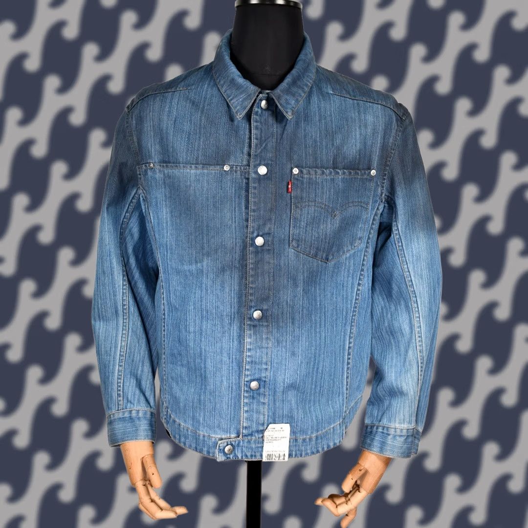 Levi's Levi's Engineered 70100 Jacket Denim Men's M Blue Regular Size M Denim Jacket Mens Size US M / EU 48-50 / 2 - 1 Thumbnail