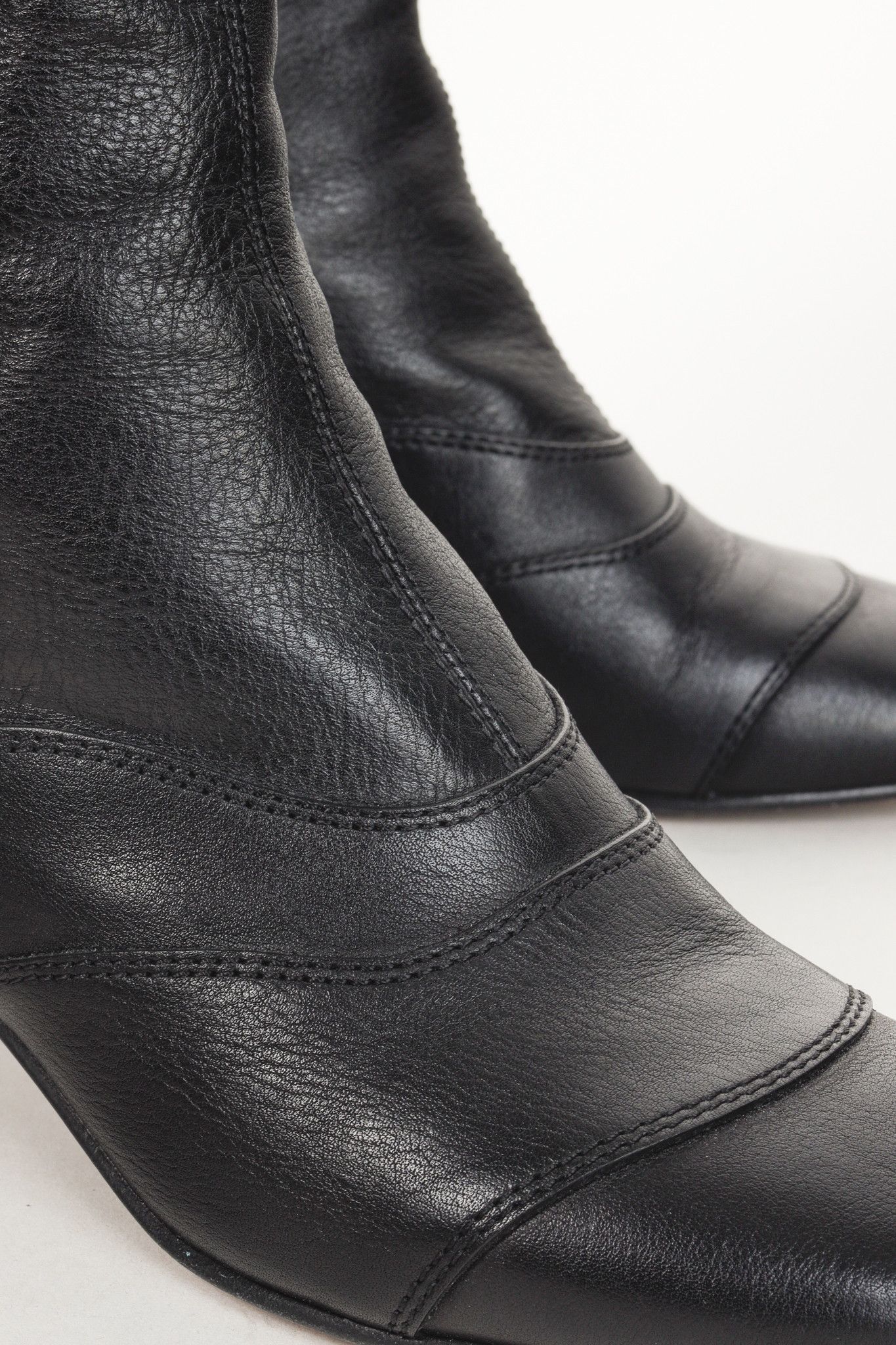 Chloe Chloé Lexie Black Leather Zipper Boot Size US 6 / IT 36 - 7 Thumbnail