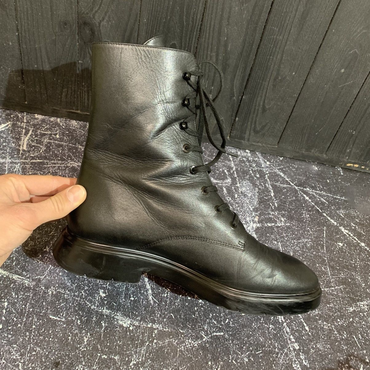 Stuart Weitzman Leather Boots Size 40 EU 26 cm