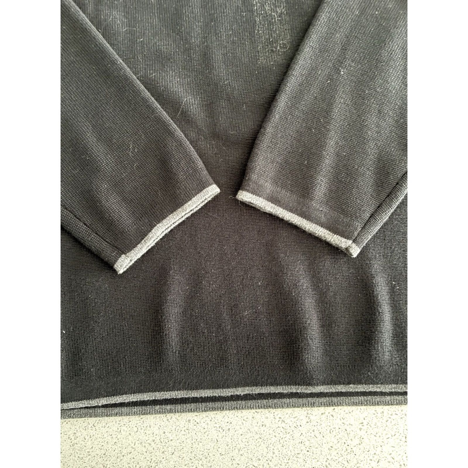 Vintage Reunion Sweatshirt Pullover Long Sleeve Cotton Blend Men XL Black Size US XL / EU 56 / 4 - 3 Thumbnail