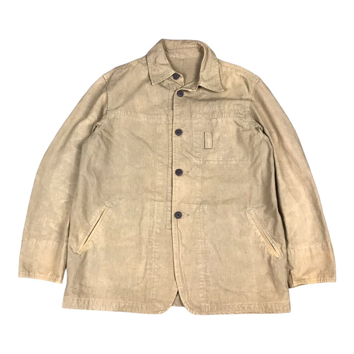 Japanese Brand × PPFM × Tornado Mart PPFM BRAND BROWN FADED CHORE BUTTON JACKET Size US M / EU 48-50 / 2 - 1 Thumbnail