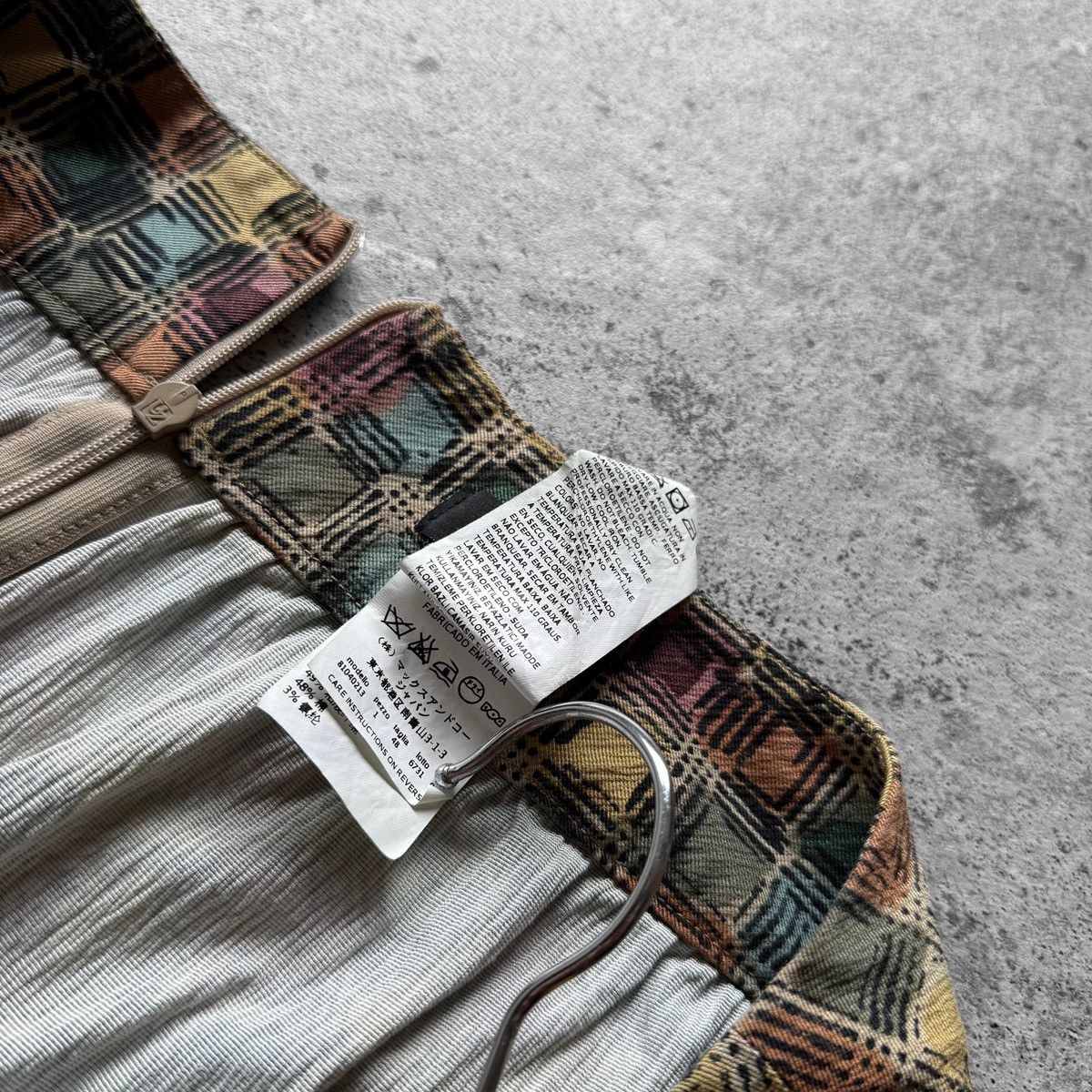 MAX&Co. Max&Co. Max Mara Wmns Multicolor Geometric Print Mini Skirt Size 34" / US 12 / IT 48 - 5 Thumbnail