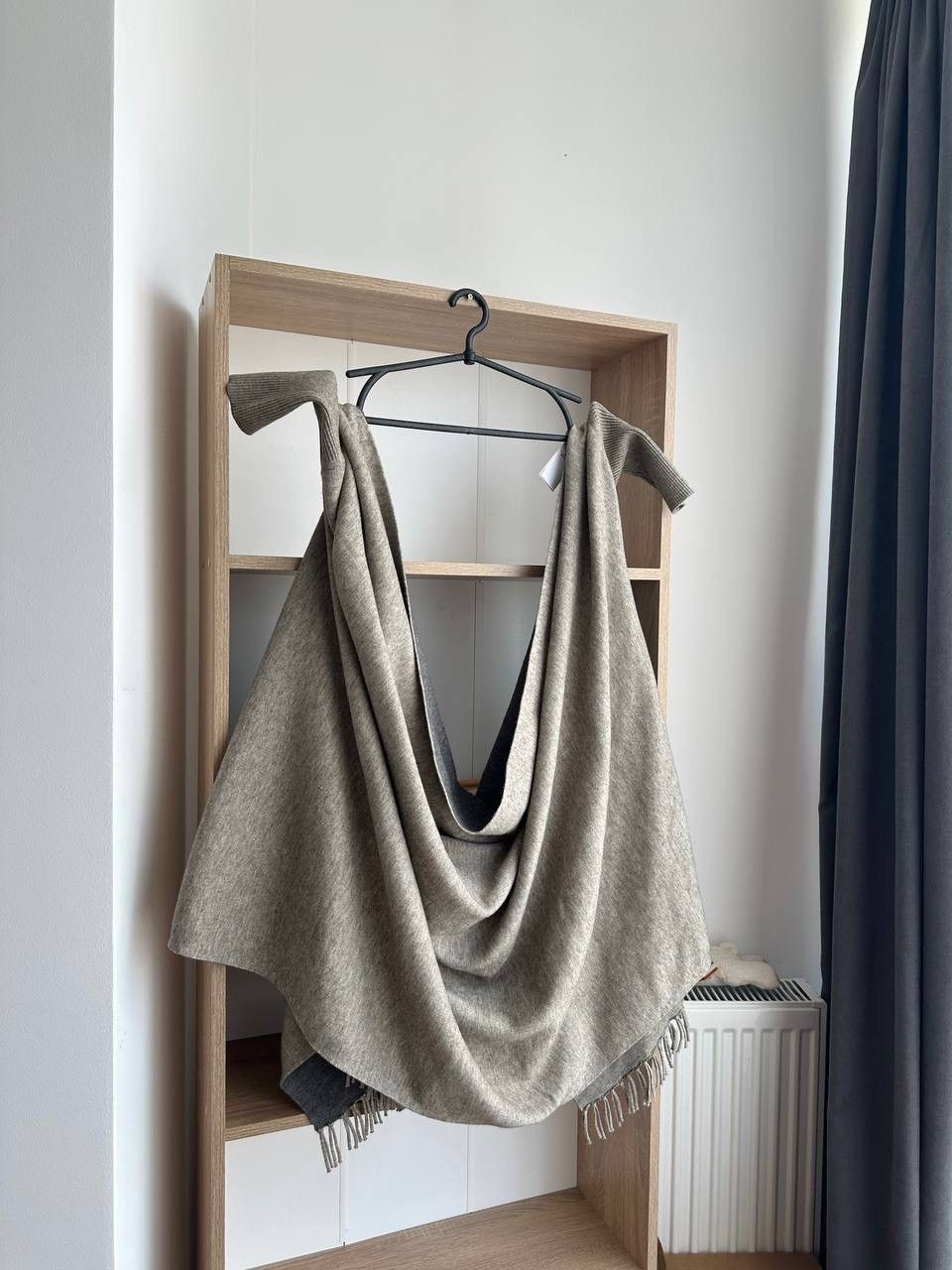 SERAPHIN × Vintage Vintage Poncho Cardigan Seraphin Gray Size US L / EU 52-54 / 3 - 12 Thumbnail