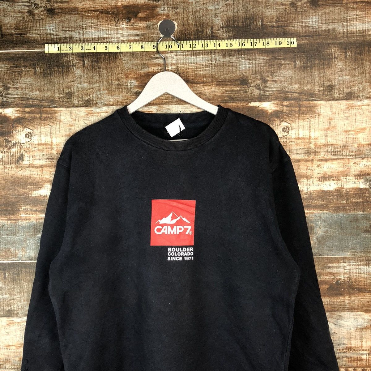 Japanese Brand Camp 7 Dark Blue Sweatshirt #A2025 Size US M / EU 48-50 / 2 - 2 Thumbnail