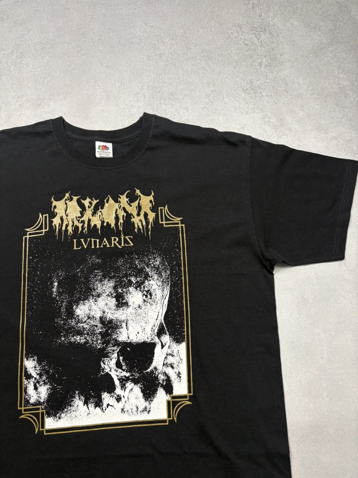Band Tees Arkona Lunaris Band T Shirt Black XL Metal Skull Graphic 00s Size US XL / EU 56 / 4 - 2 Thumbnail