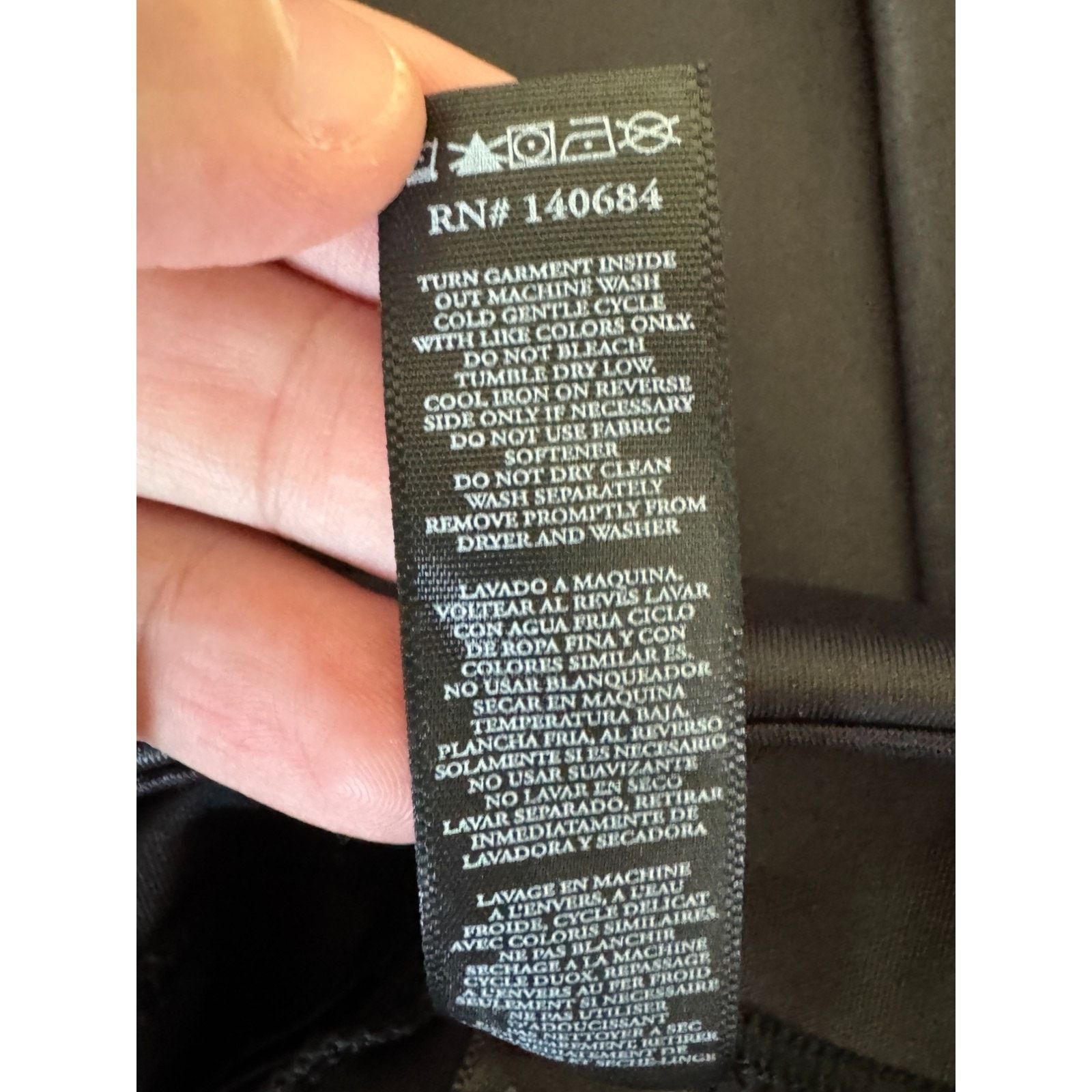 Other Koral Black High Rise Scuba Leggings Small Ring Strap Size 26" / US 2 / IT 38 - 13 Thumbnail
