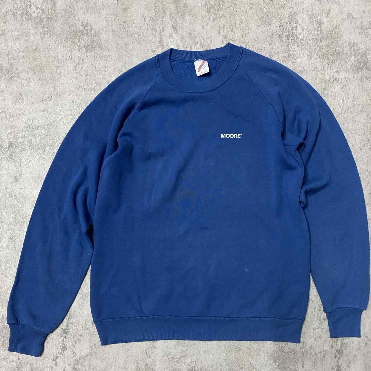Other Blue vintage Moore crewneck sweatshirt Size US L / EU 52-54 / 3 - 1 Thumbnail