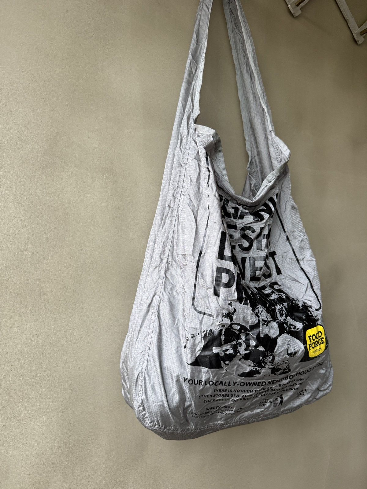 Japanese Brand Food Force OREGON Japan Ripstop Nylon Packable Eco Tote Bag Size ONE SIZE - 9 Thumbnail