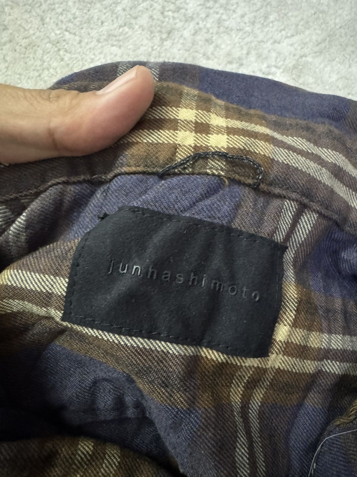 junhashimoto JUNHASHIMOTO HOOK ENCLOSURE FLANNEL BUTTON UPS SHIRT Size US M / EU 48-50 / 2 - 6 Thumbnail