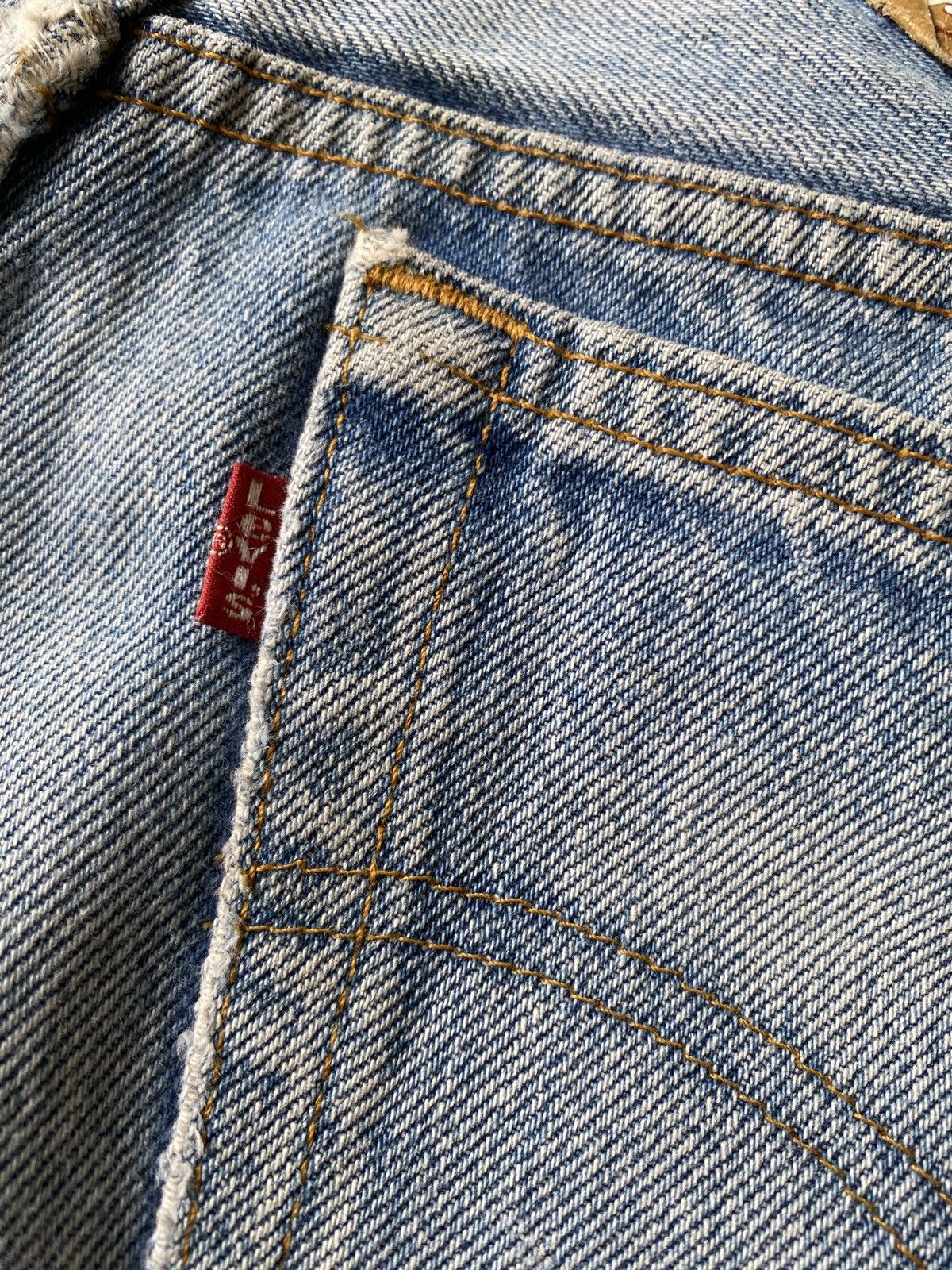 Old Park Levi’s X Oldpark Japan Reconstructed Distressed Denim Size US 30 / EU 46 - 17 Thumbnail