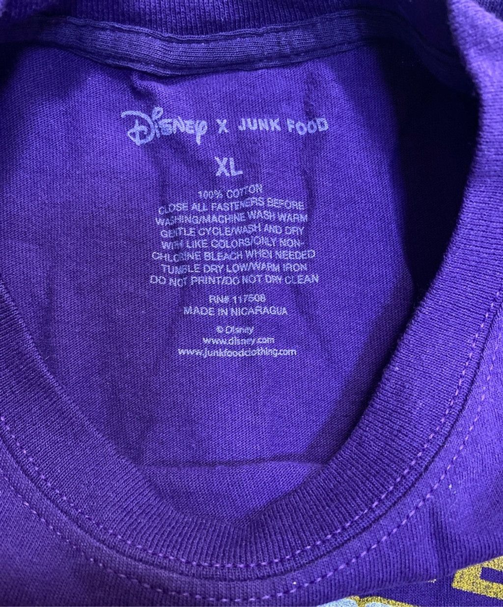 Disney Disney Junk Food LA Lakers tee shirt purple XL Vintage Size US XL / EU 56 / 4 - 6 Thumbnail