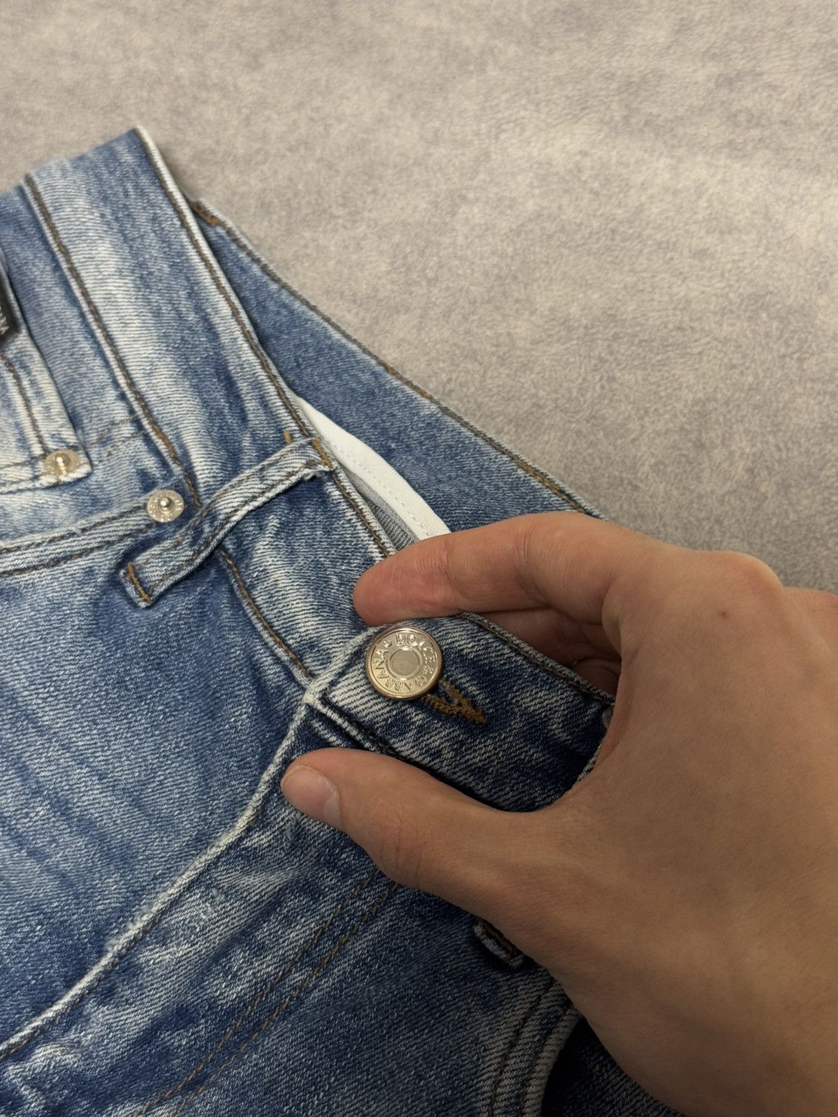 Dolce & Gabbana × Vintage Vintage Dolce & Gabbana distressed jeans denim pants M 46 Size US 30 / EU 46 - 11 Thumbnail