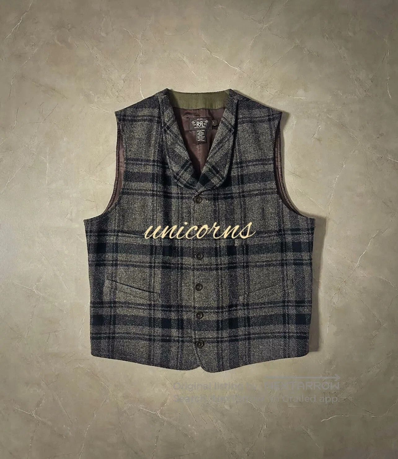 RRL Ralph Lauren RRL Vintage Plaid Vest Size M. Size US M / EU 48-50 / 2 - 6 Thumbnail